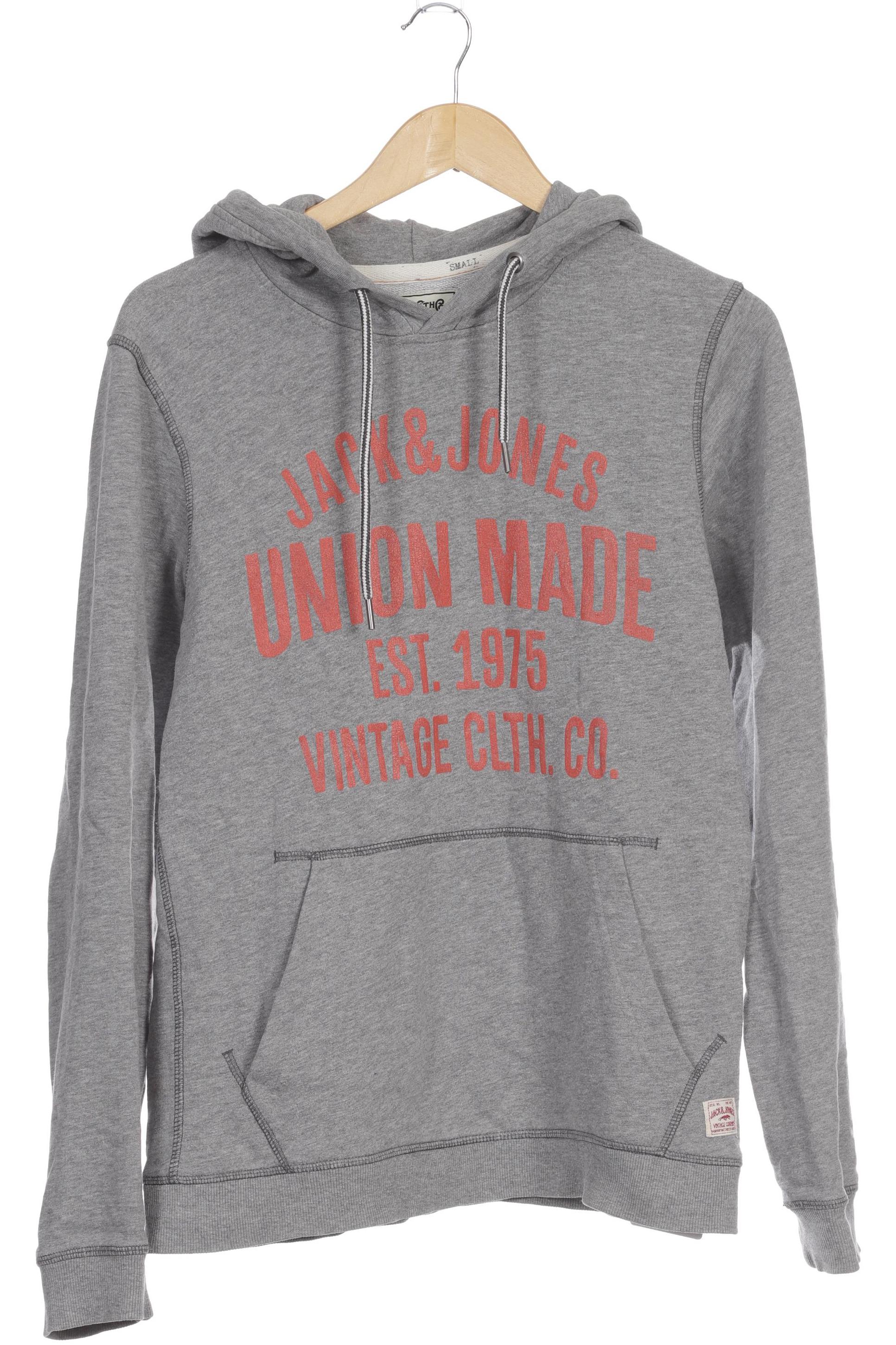 

Jack & Jones Herren Kapuzenpullover, grau, Gr. 46