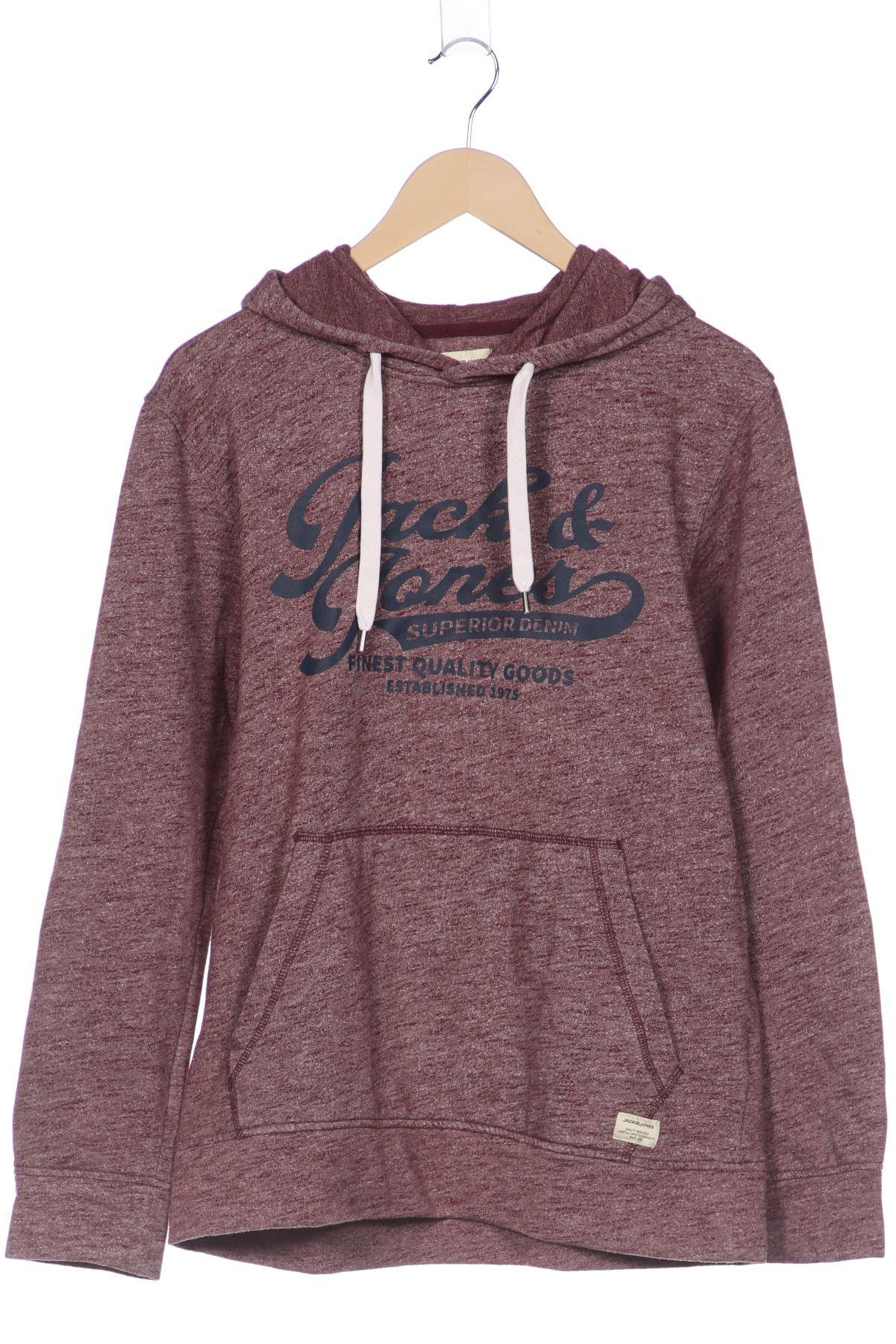 

Jack & Jones Herren Kapuzenpullover, bordeaux, Gr. 52