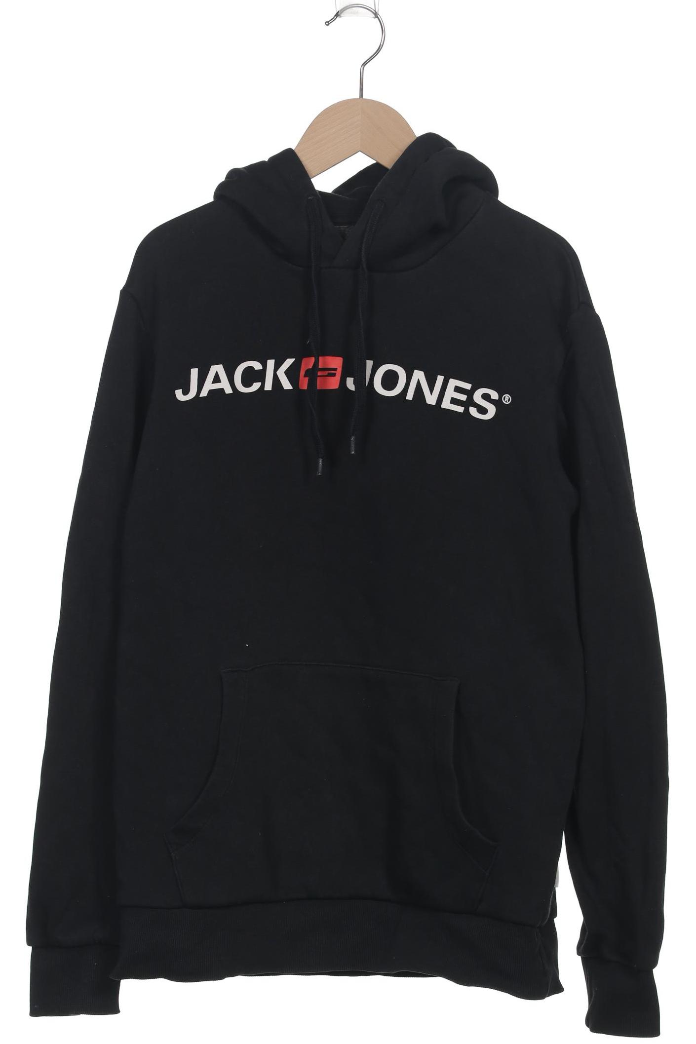 

Jack & Jones Herren Kapuzenpullover, schwarz, Gr. 46