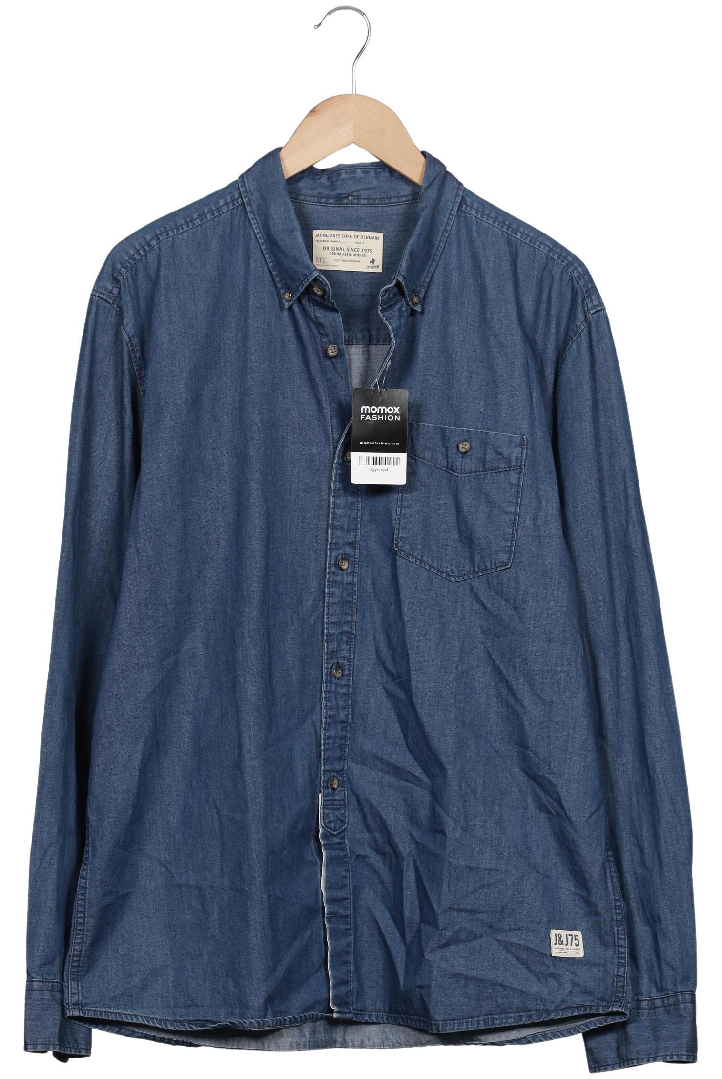 

Jack & Jones Herren Hemd, blau, Gr. 56