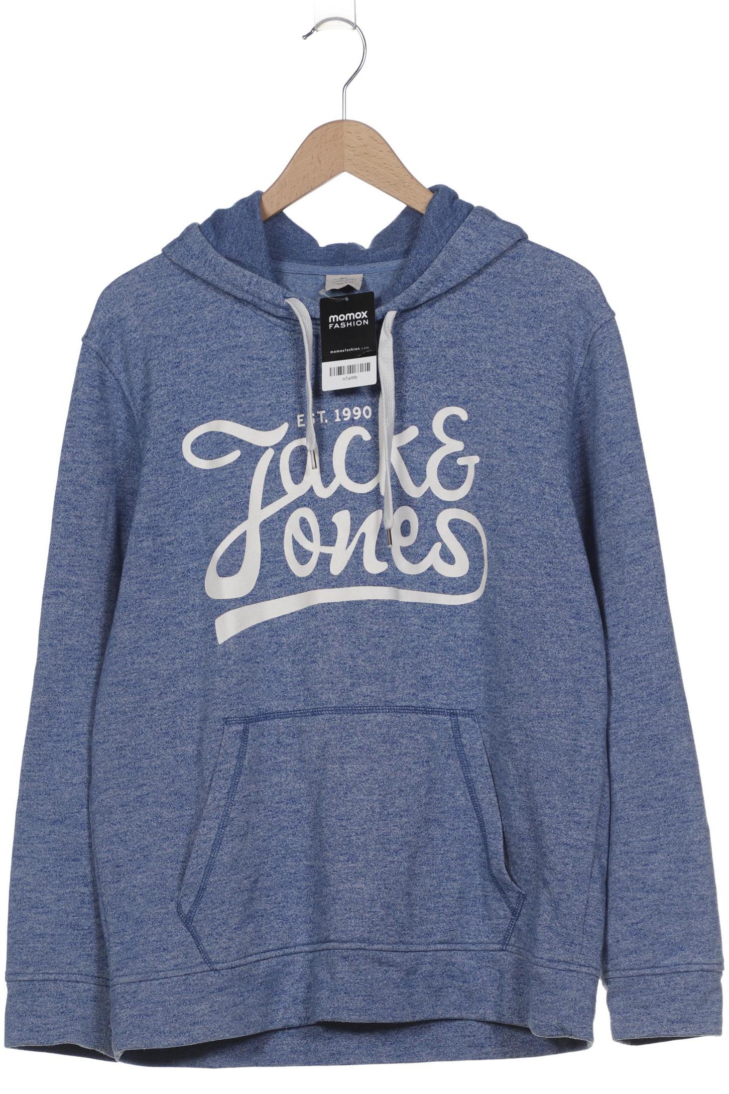 

Jack & Jones Herren Kapuzenpullover, blau, Gr. 54