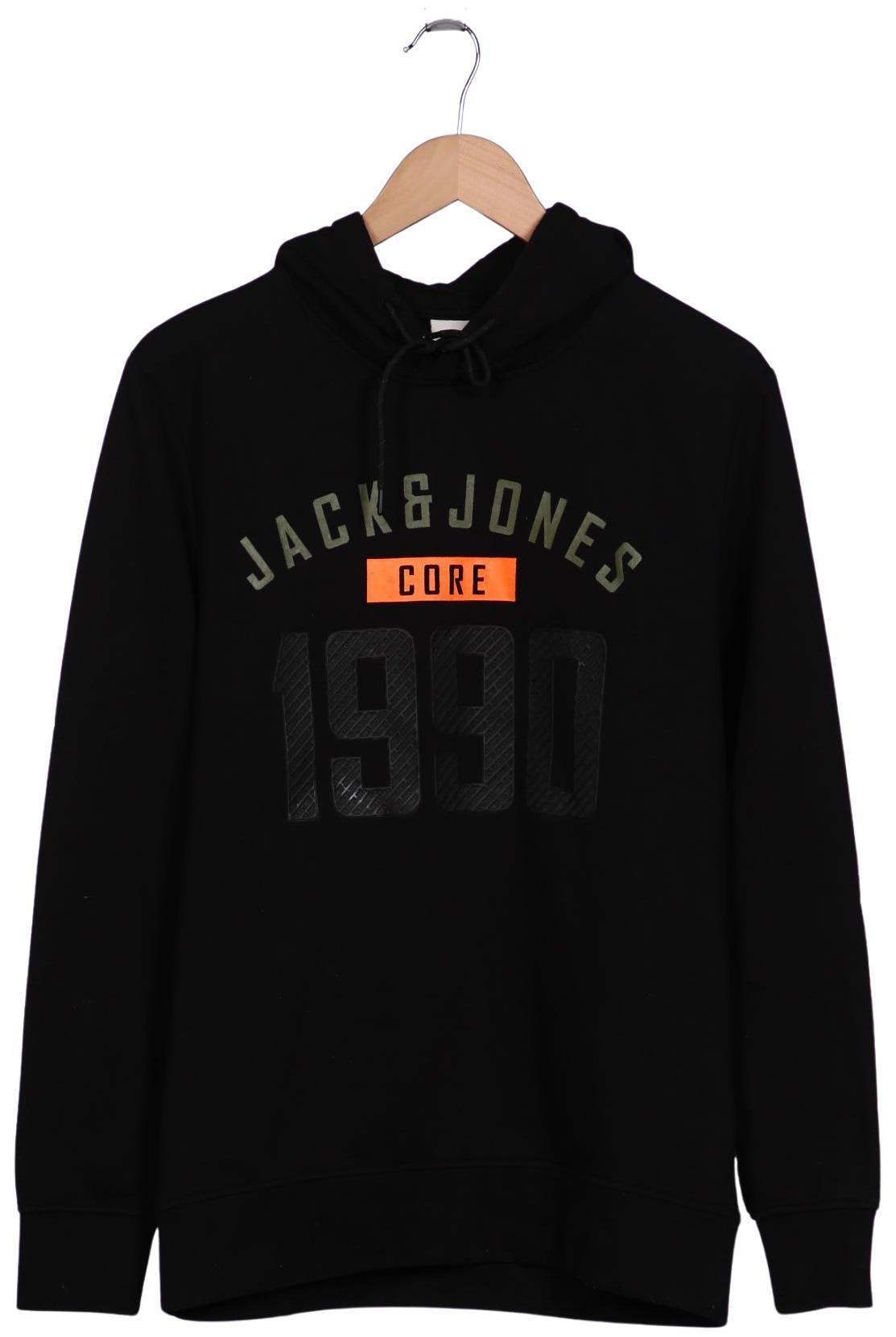 

Jack & Jones Herren Kapuzenpullover, schwarz, Gr. 52