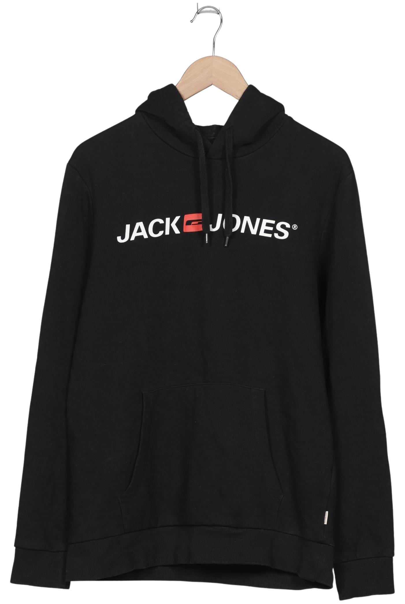 

Jack & Jones Herren Kapuzenpullover, schwarz, Gr. 48