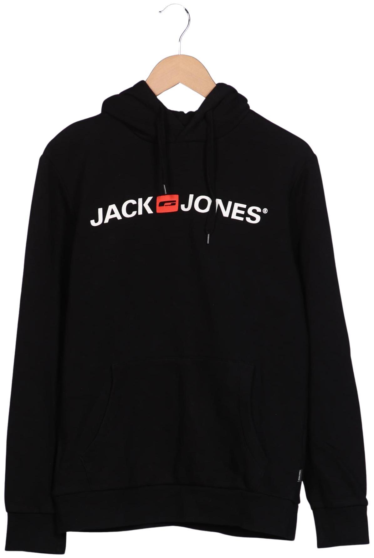 

Jack & Jones Herren Kapuzenpullover, schwarz, Gr. 48