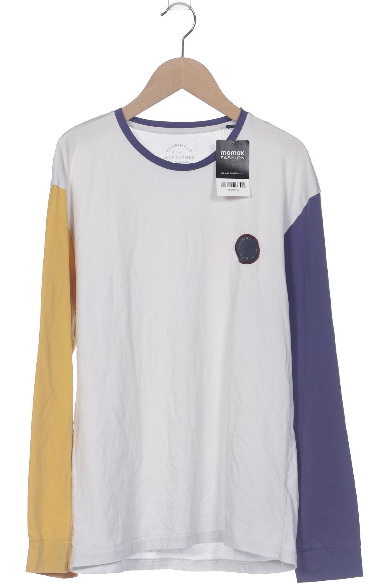 

Jack & Jones Herren Langarmshirt, weiß, Gr. 48