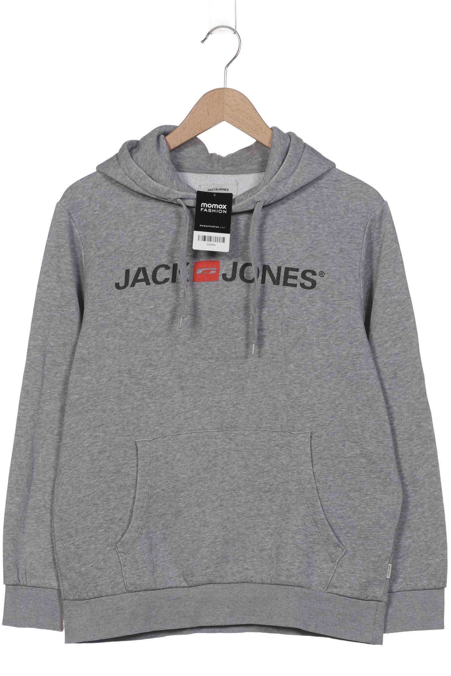 

Jack & Jones Herren Kapuzenpullover, grau, Gr. 48