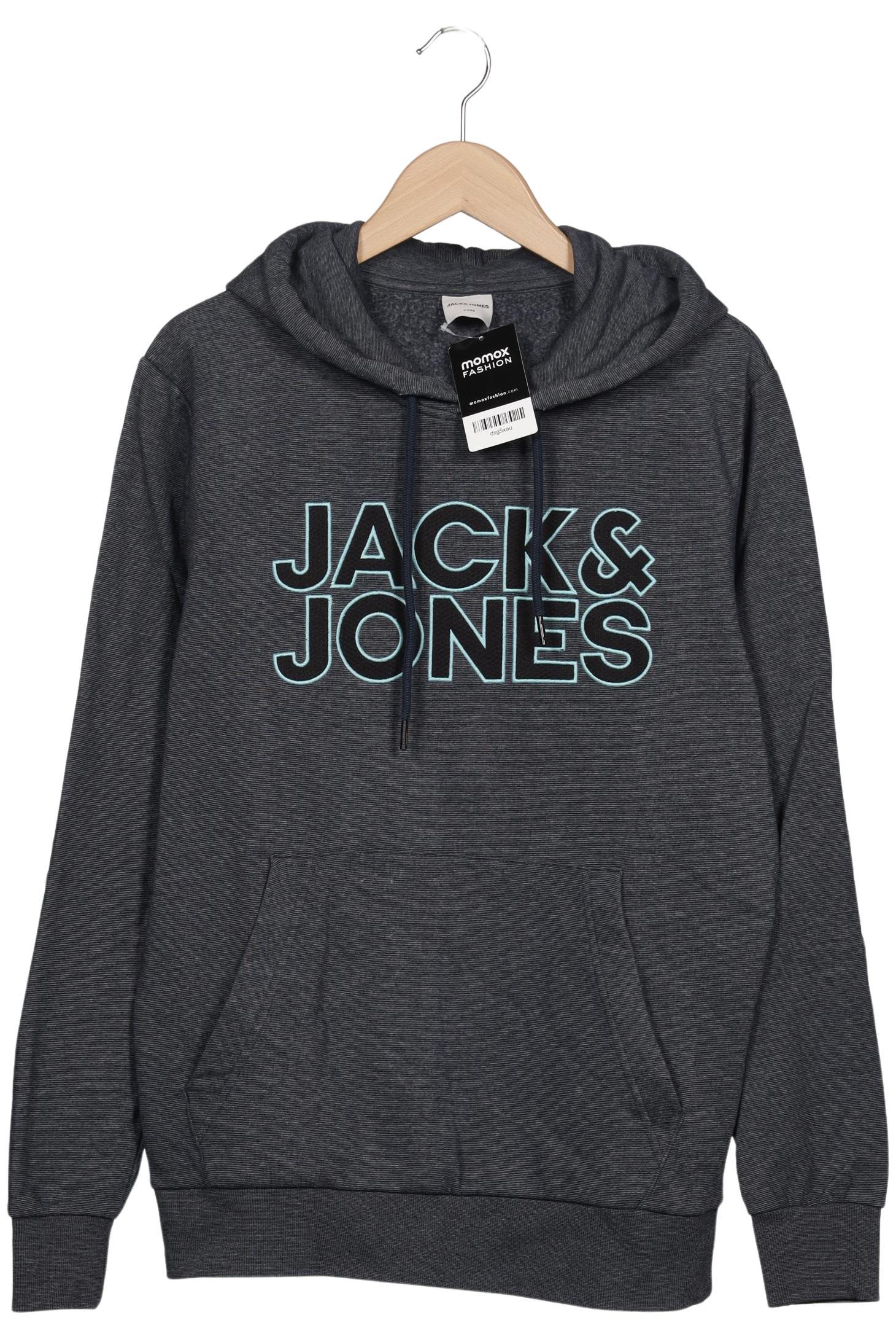 

Jack & Jones Herren Kapuzenpullover, grau, Gr. 48