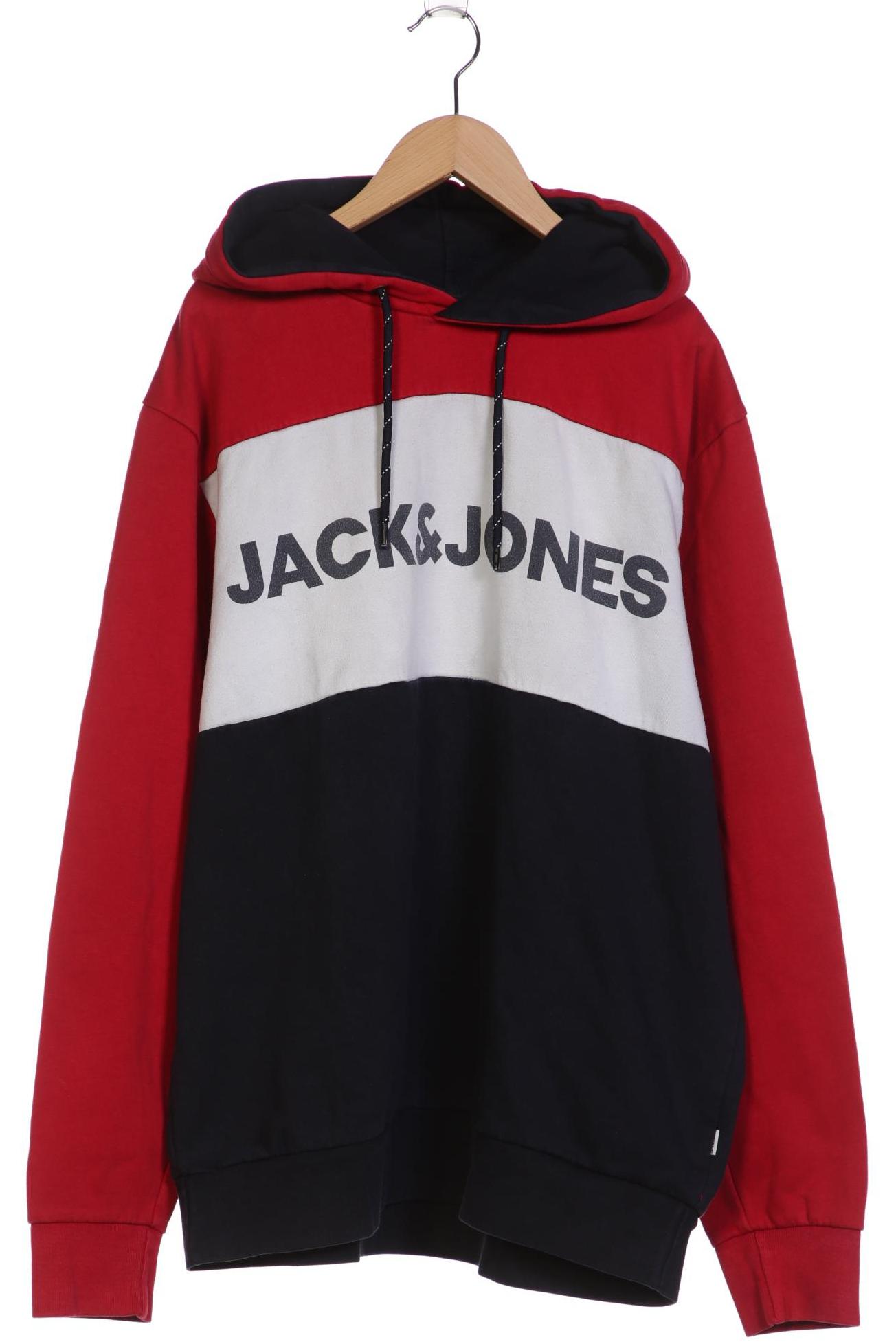

Jack & Jones Herren Kapuzenpullover, rot, Gr. 56
