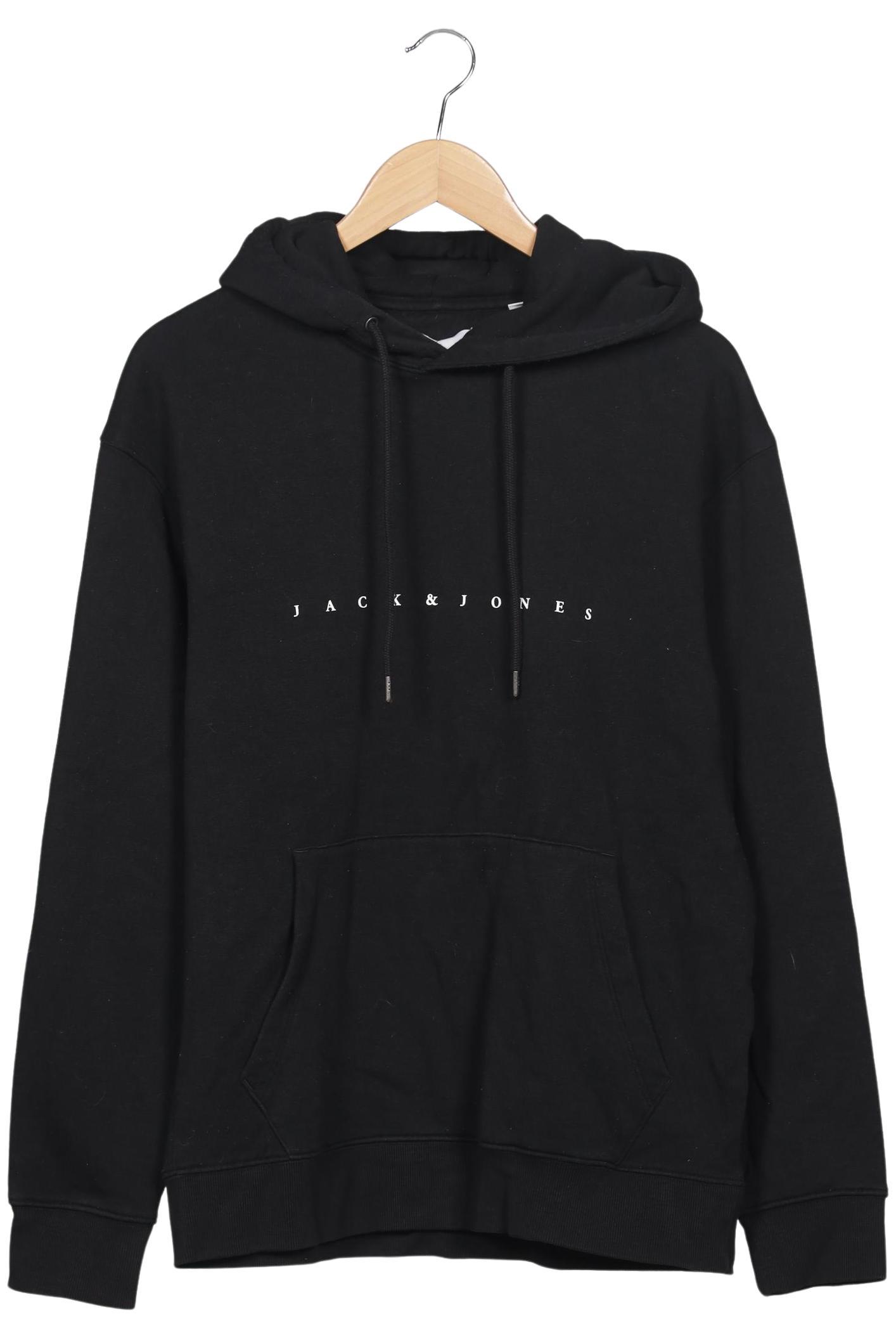 

Jack & Jones Herren Kapuzenpullover, schwarz, Gr. 52