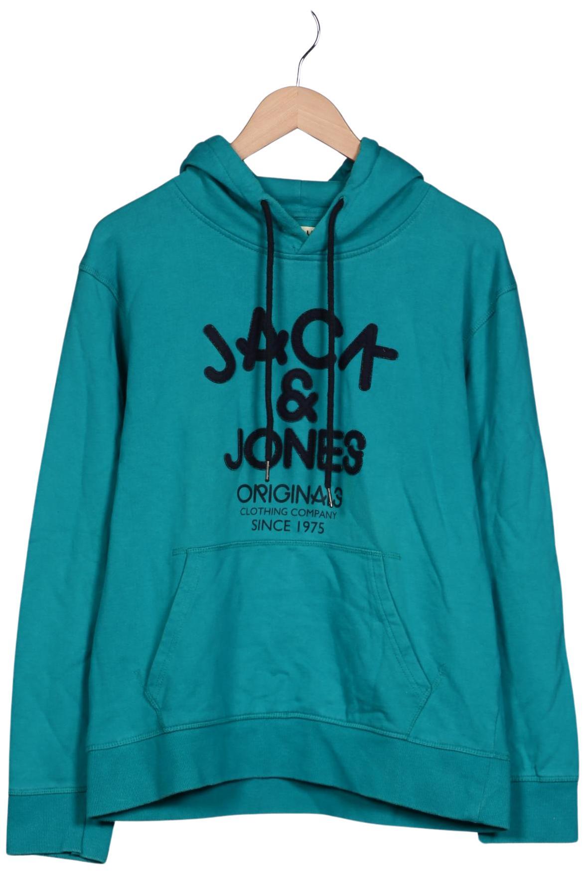 

Jack & Jones Herren Kapuzenpullover, türkis, Gr. 54