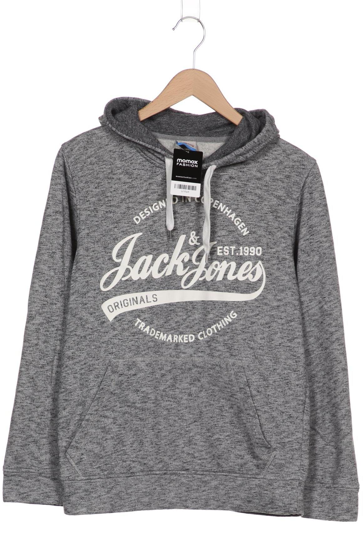 

Jack & Jones Herren Kapuzenpullover, grau, Gr. 48