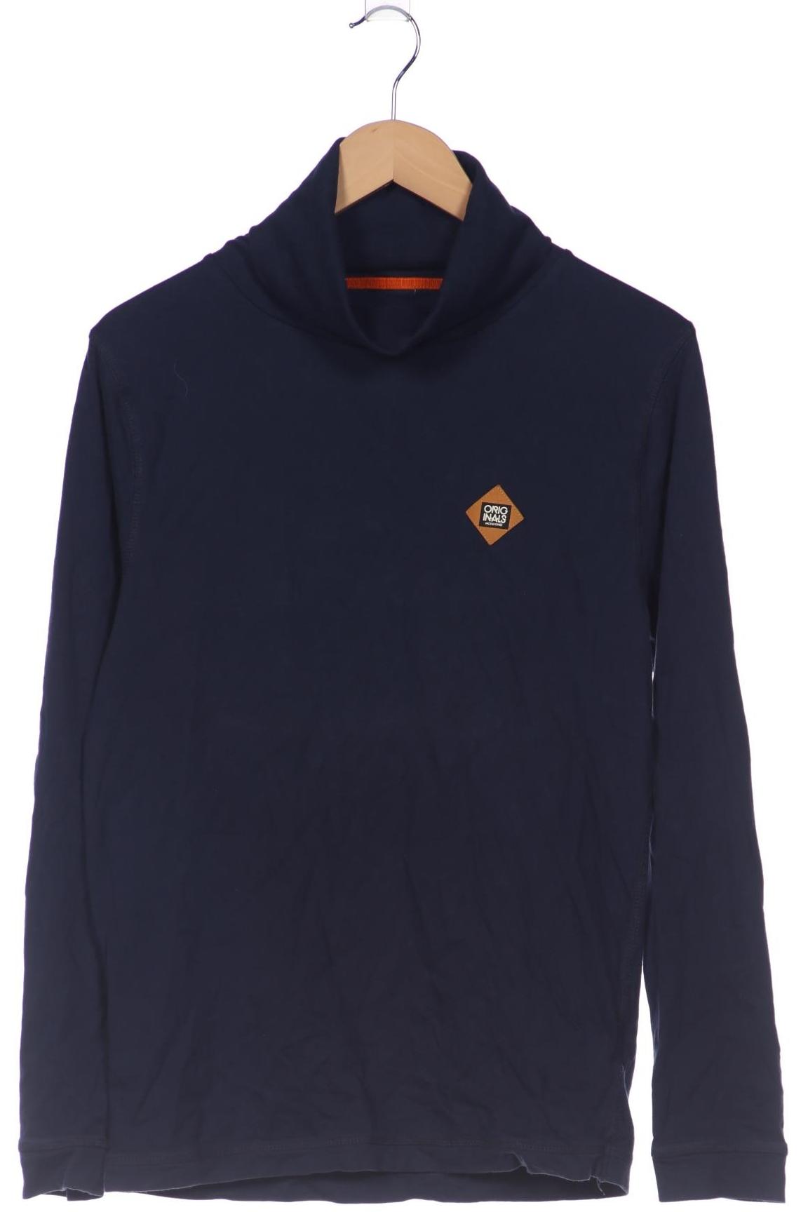 Thumbnail - Jack &amp; Jones Herren Langarmshirt, marineblau, Gr. 52