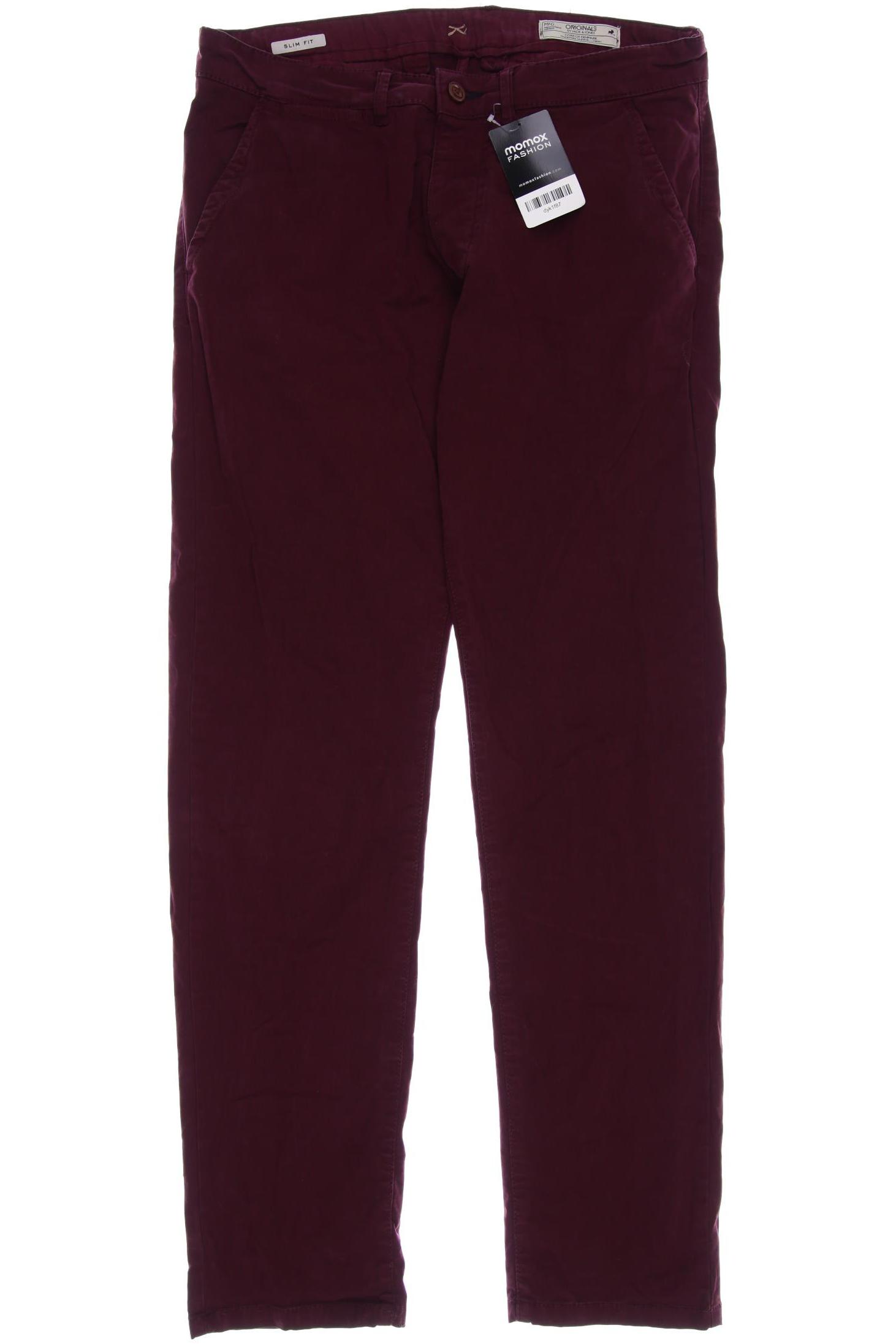 

JACK & JONES Herren Stoffhose, bordeaux