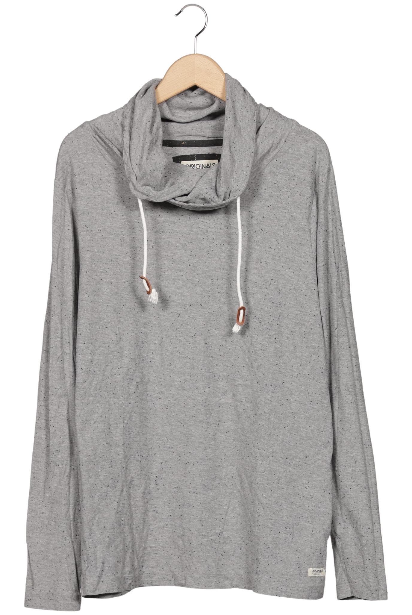 Thumbnail - Jack &amp; Jones Herren Langarmshirt, grau, Gr. 54