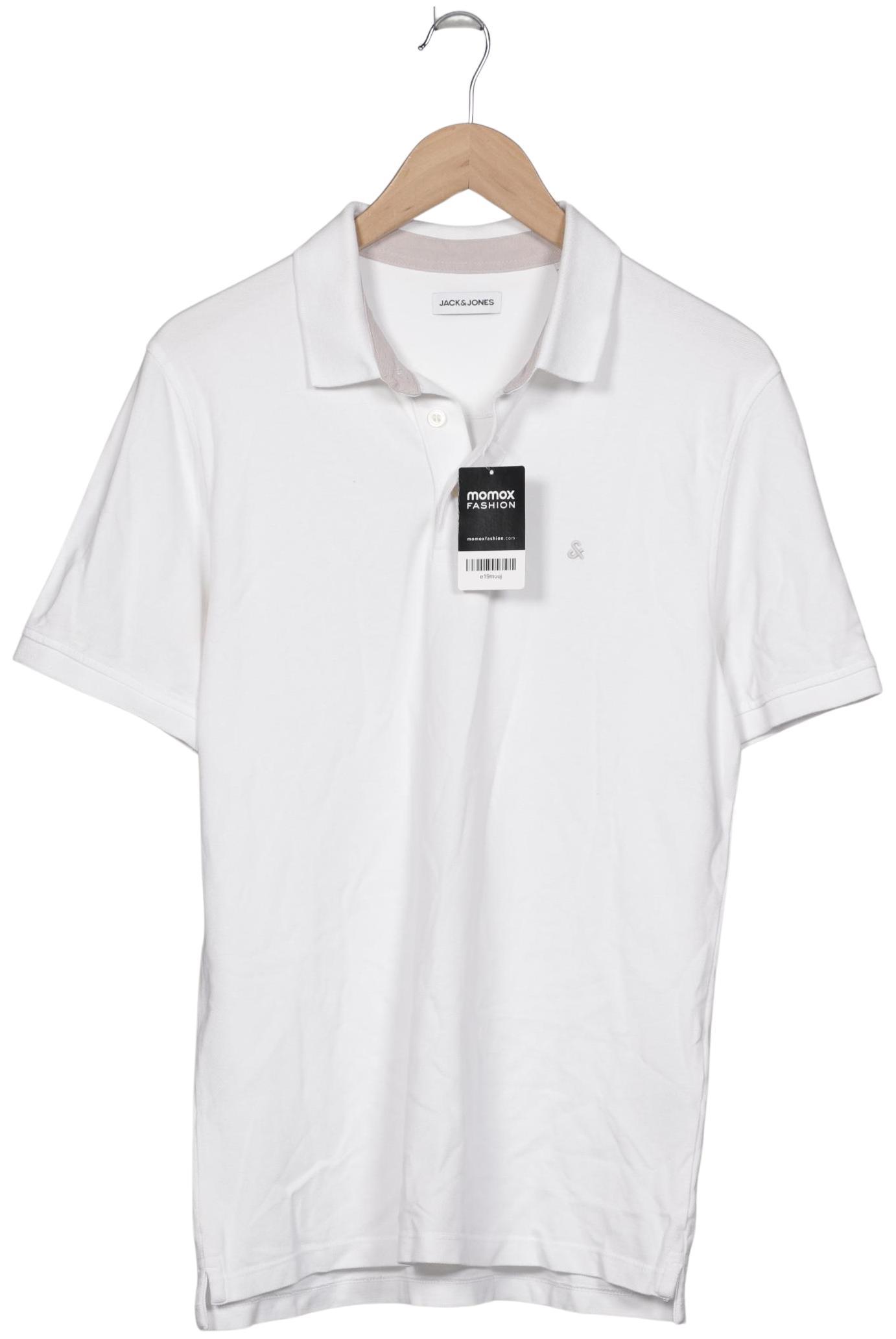 

Jack & Jones Herren Poloshirt, weiß, Gr. 52