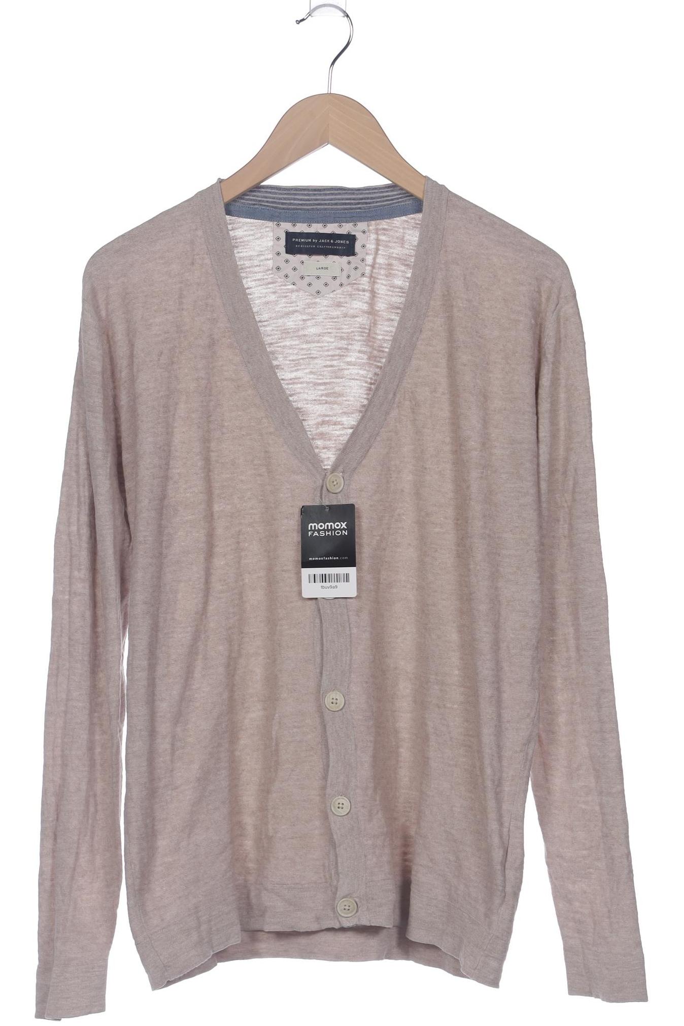 Thumbnail - Jack &amp; Jones Herren Strickjacke, beige, Gr. 52