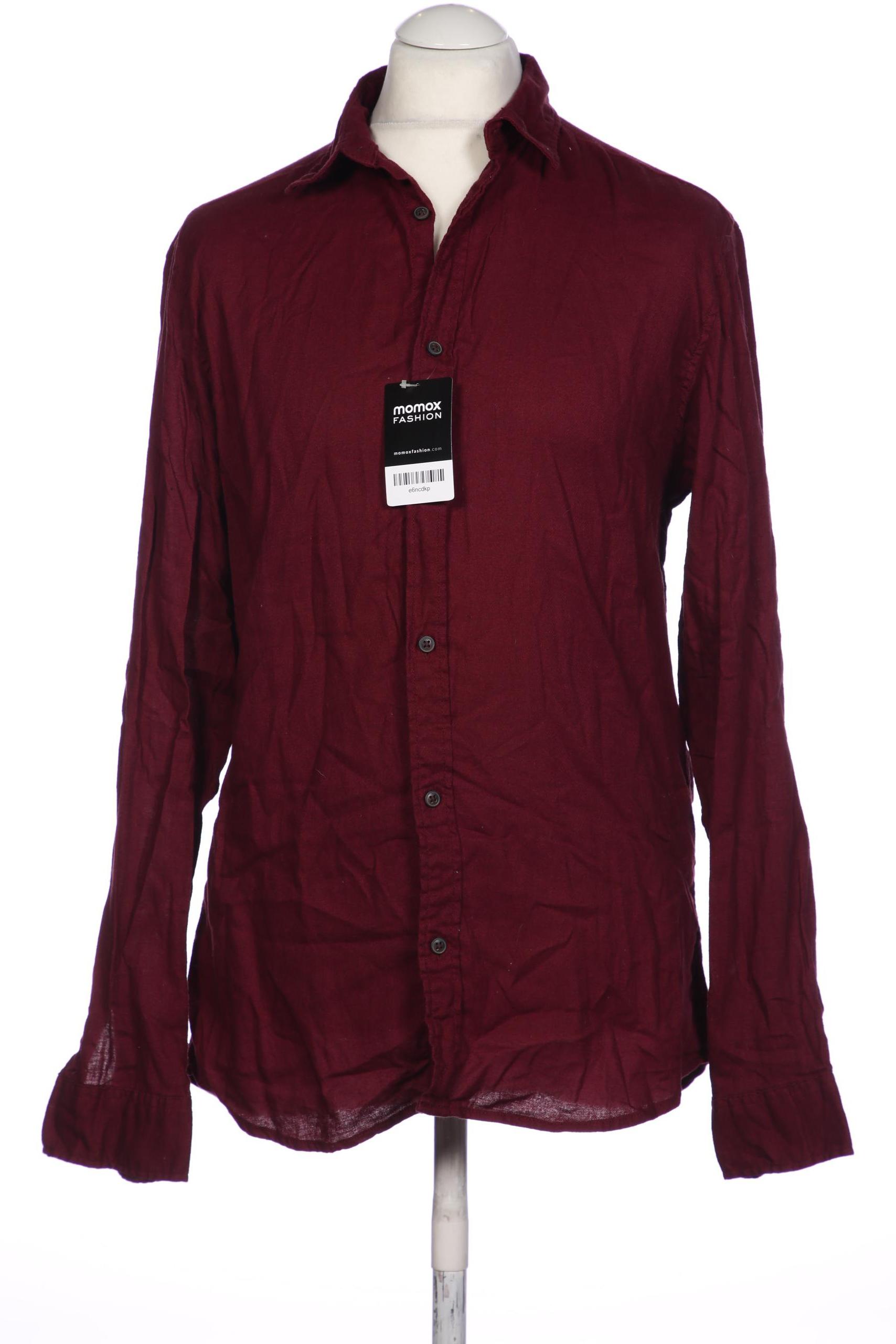 

JACK & JONES Herren Hemd, bordeaux