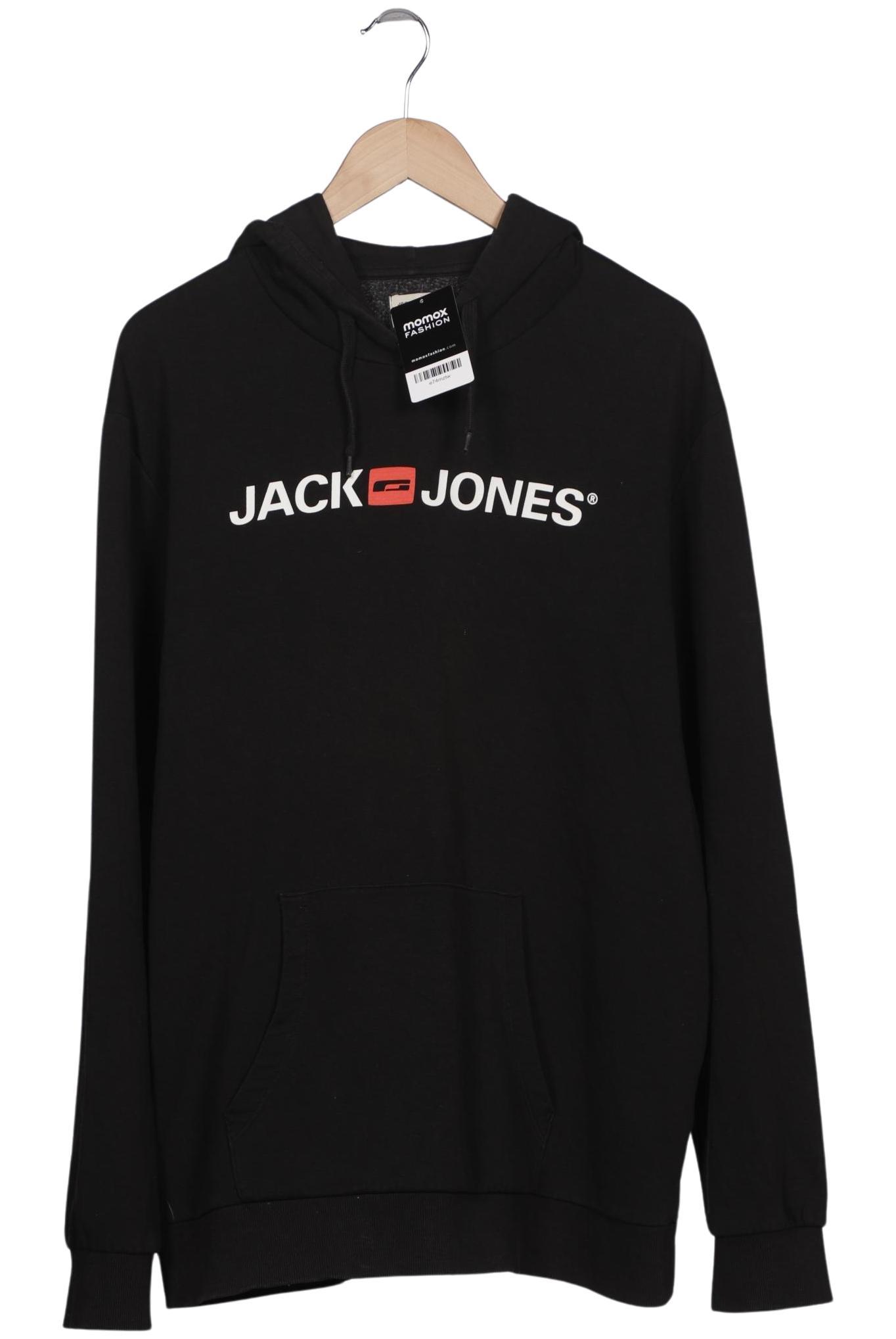 

Jack & Jones Herren Kapuzenpullover, schwarz, Gr. 56