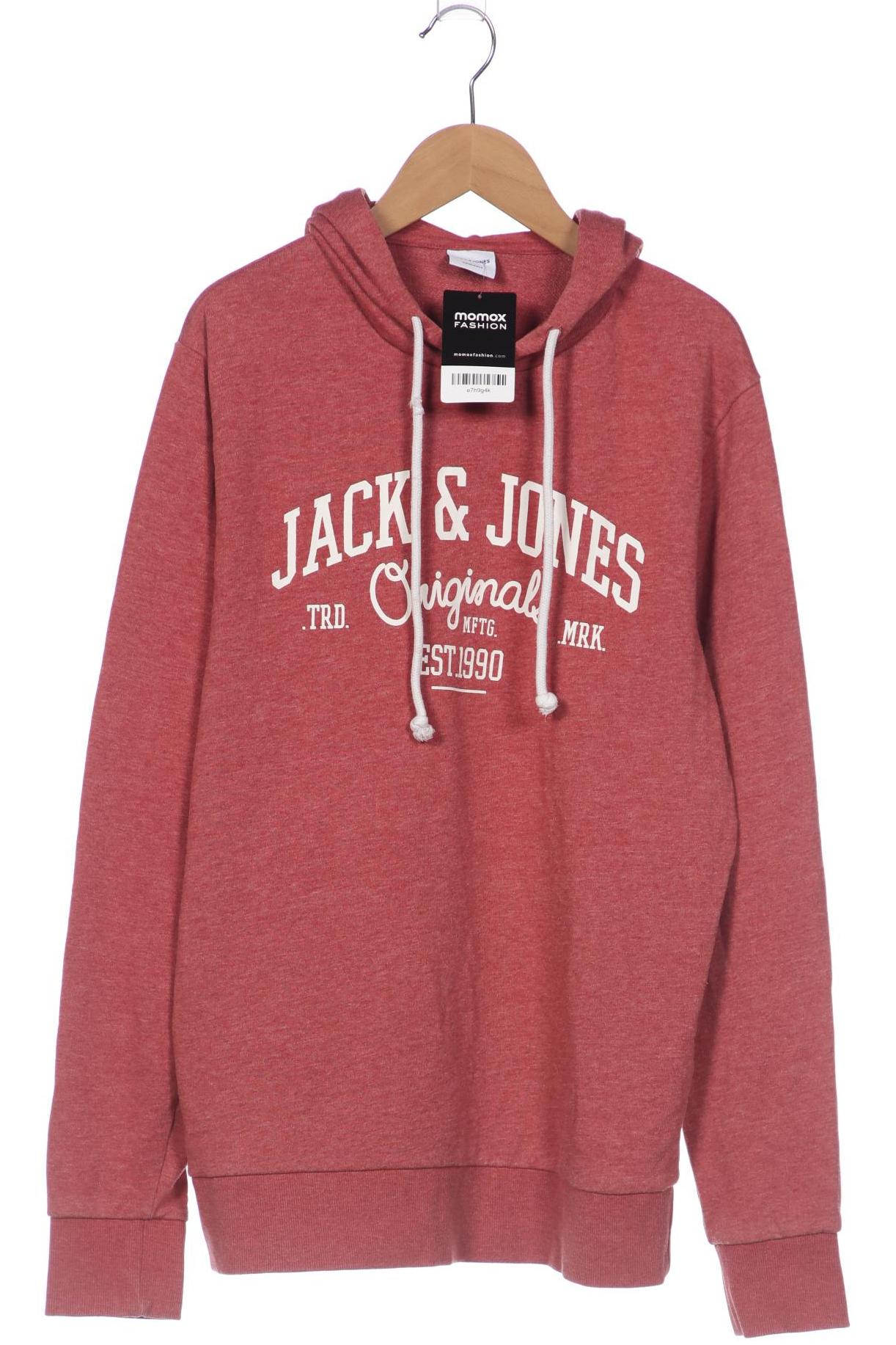 

Jack & Jones Herren Kapuzenpullover, bordeaux, Gr. 48