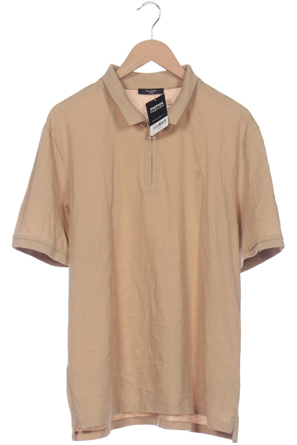 Thumbnail - Jack &amp; Jones Herren Poloshirt, beige, Gr. 56