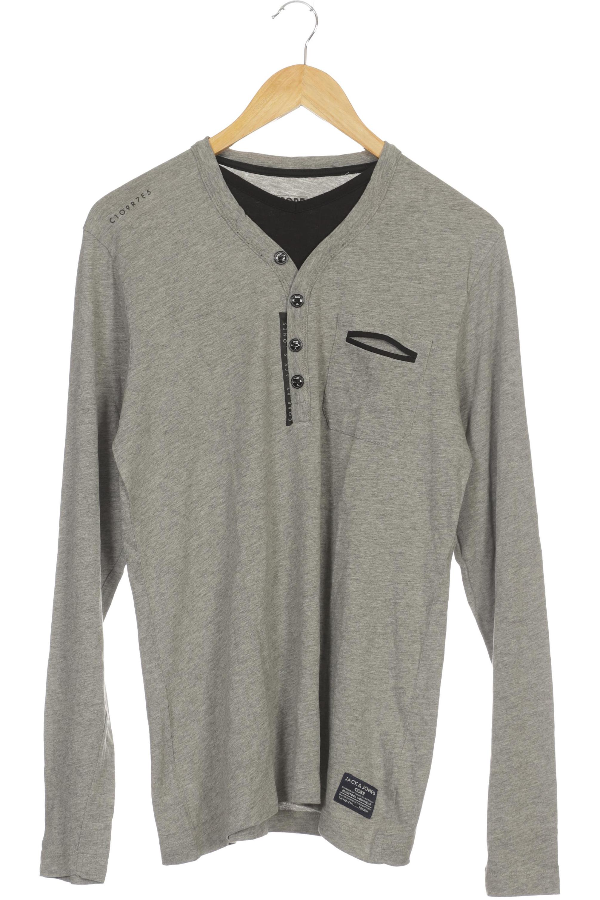 

Jack & Jones Herren Langarmshirt, grau, Gr. 48