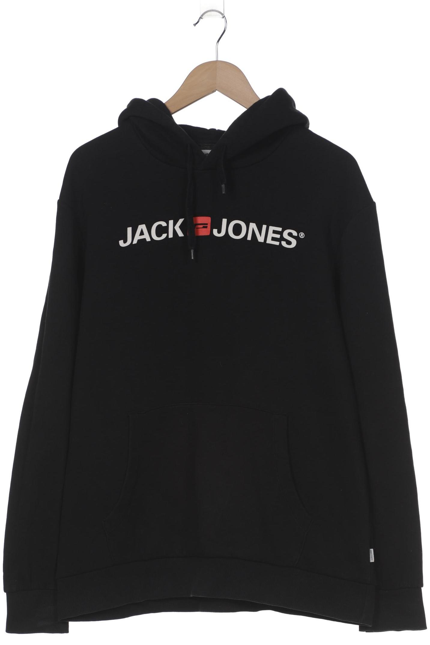 

Jack & Jones Herren Kapuzenpullover, schwarz, Gr. 52