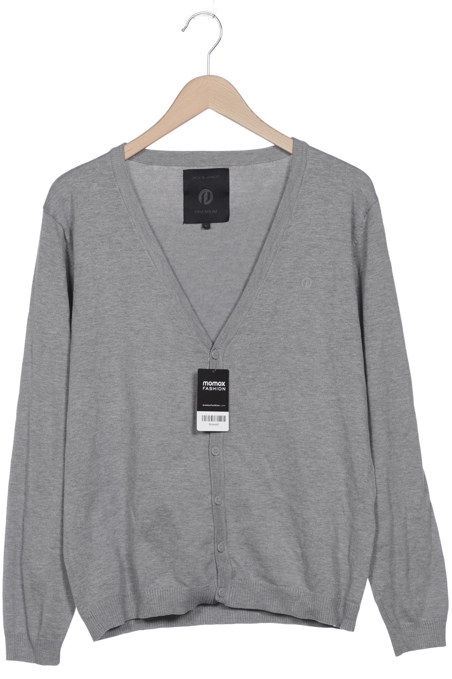 

JACK & JONES Herren Strickjacke, grau