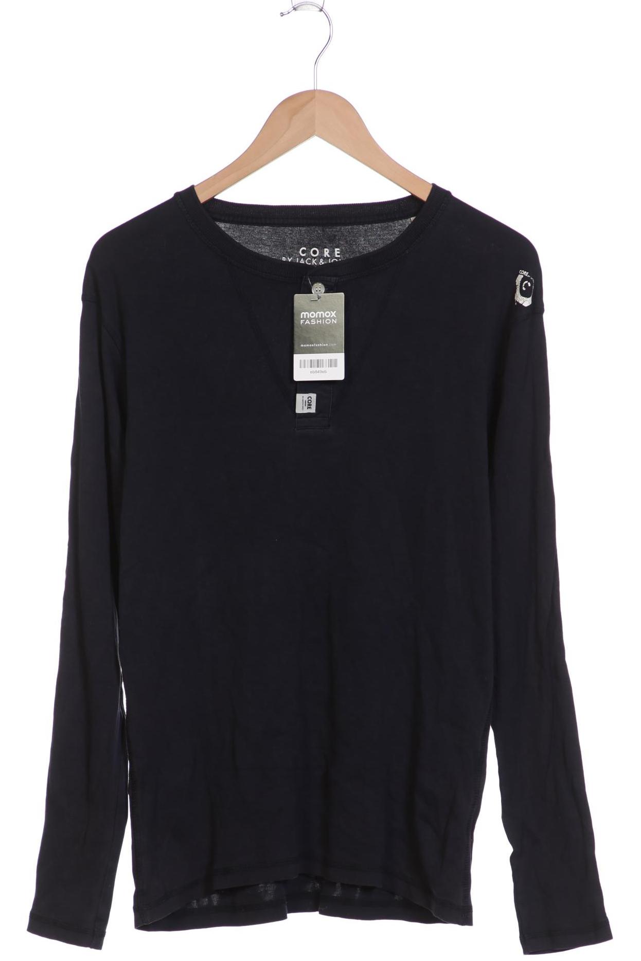 

JACK & JONES Herren Langarmshirt, marineblau