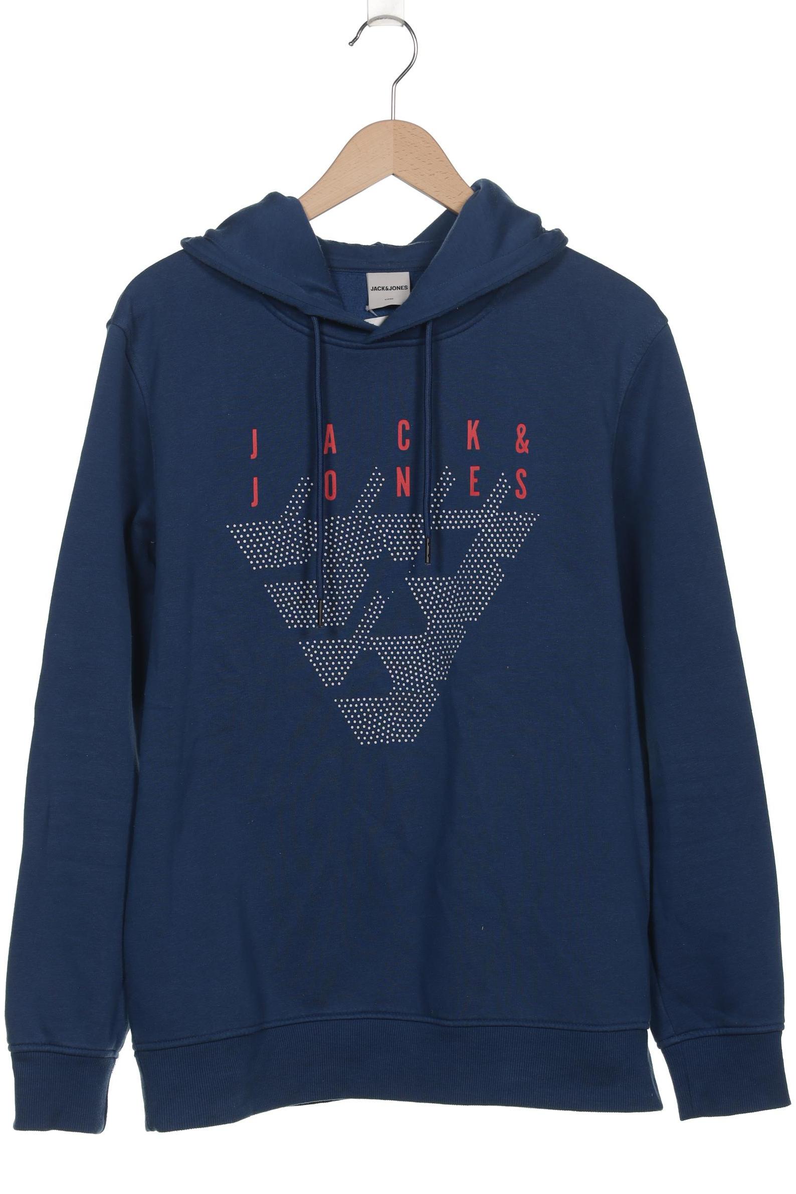 

Jack & Jones Herren Kapuzenpullover, blau, Gr. 52