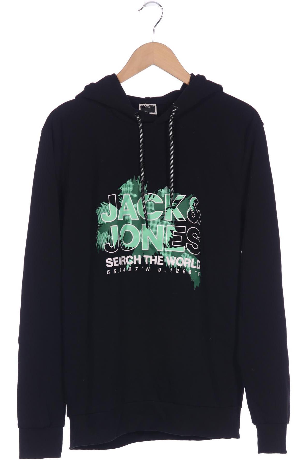 

Jack & Jones Herren Kapuzenpullover, schwarz, Gr. 52