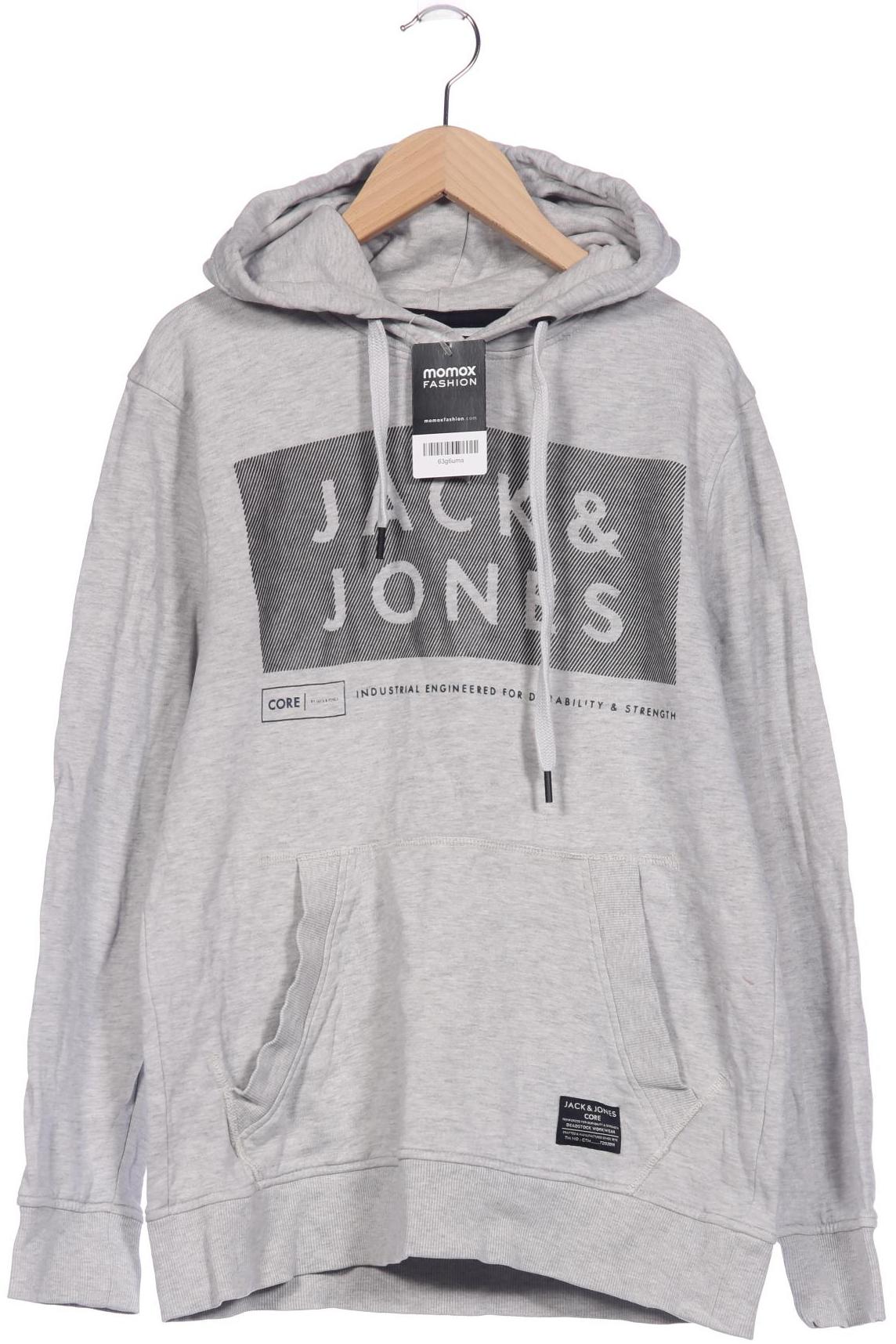 

Jack & Jones Herren Kapuzenpullover, grau, Gr. 48