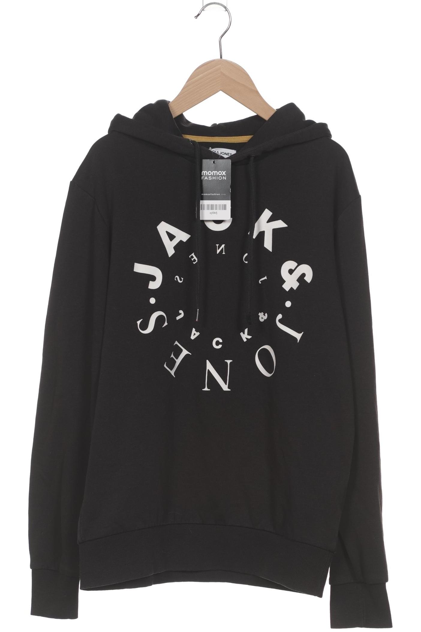 

Jack & Jones Herren Kapuzenpullover, schwarz, Gr. 46