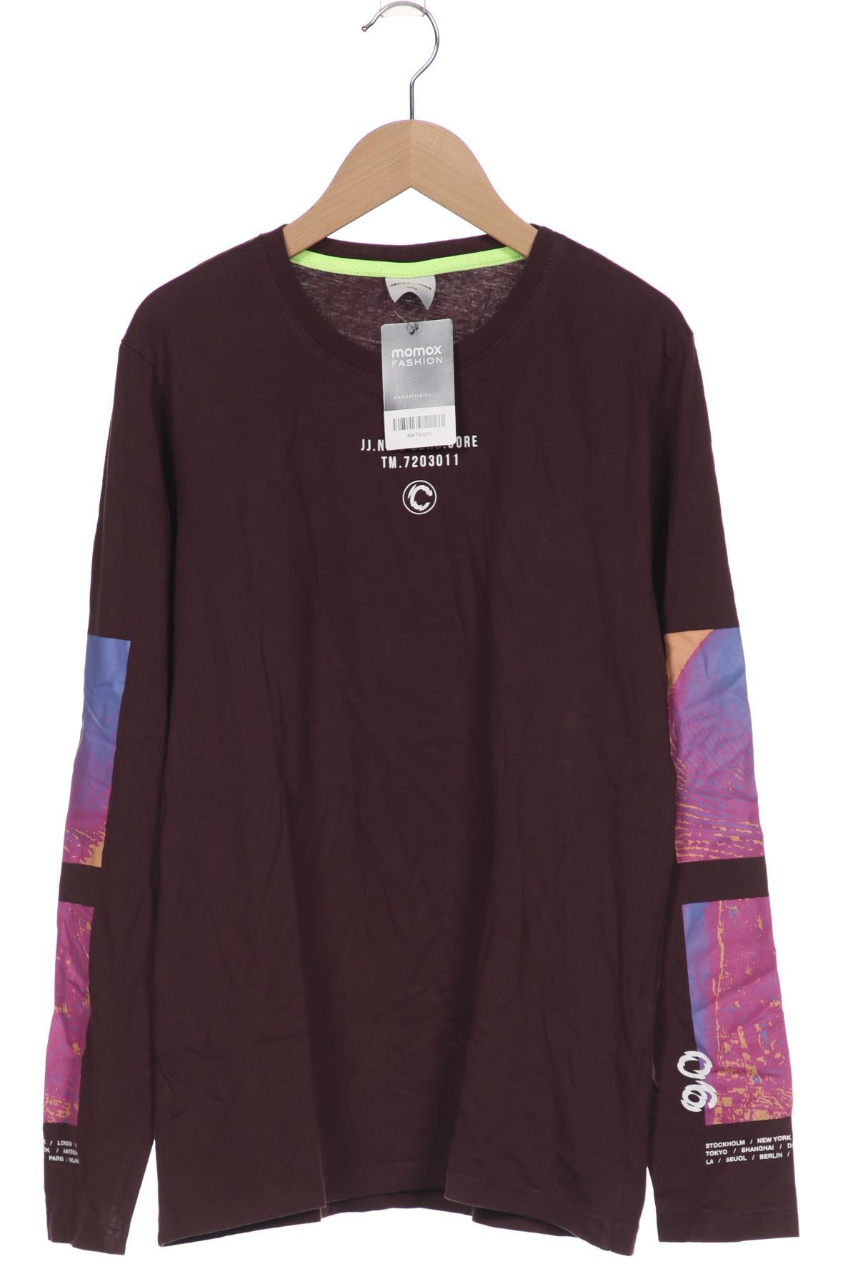 

Jack & Jones Herren Langarmshirt, bordeaux