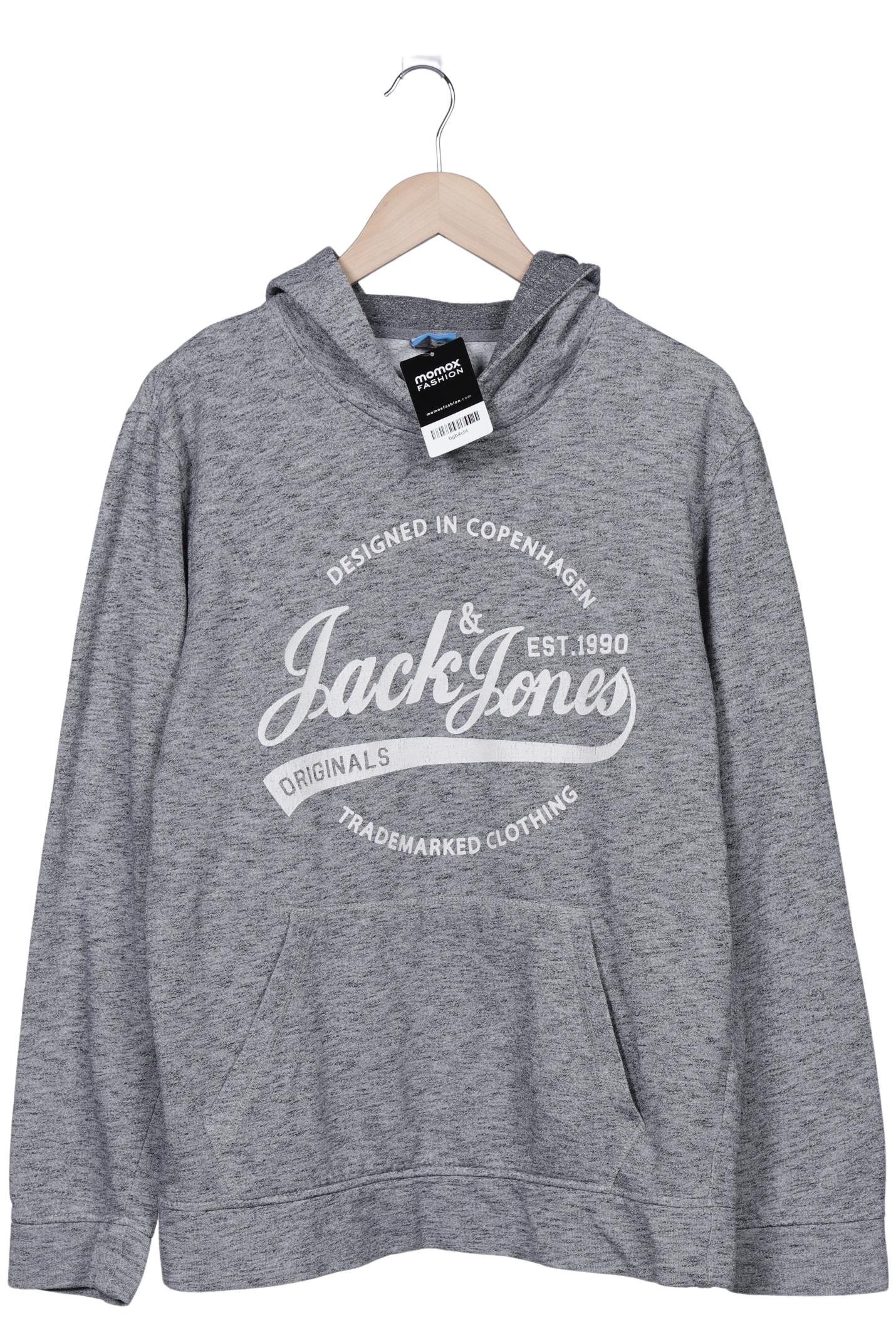 

Jack & Jones Herren Kapuzenpullover, grau, Gr. 54