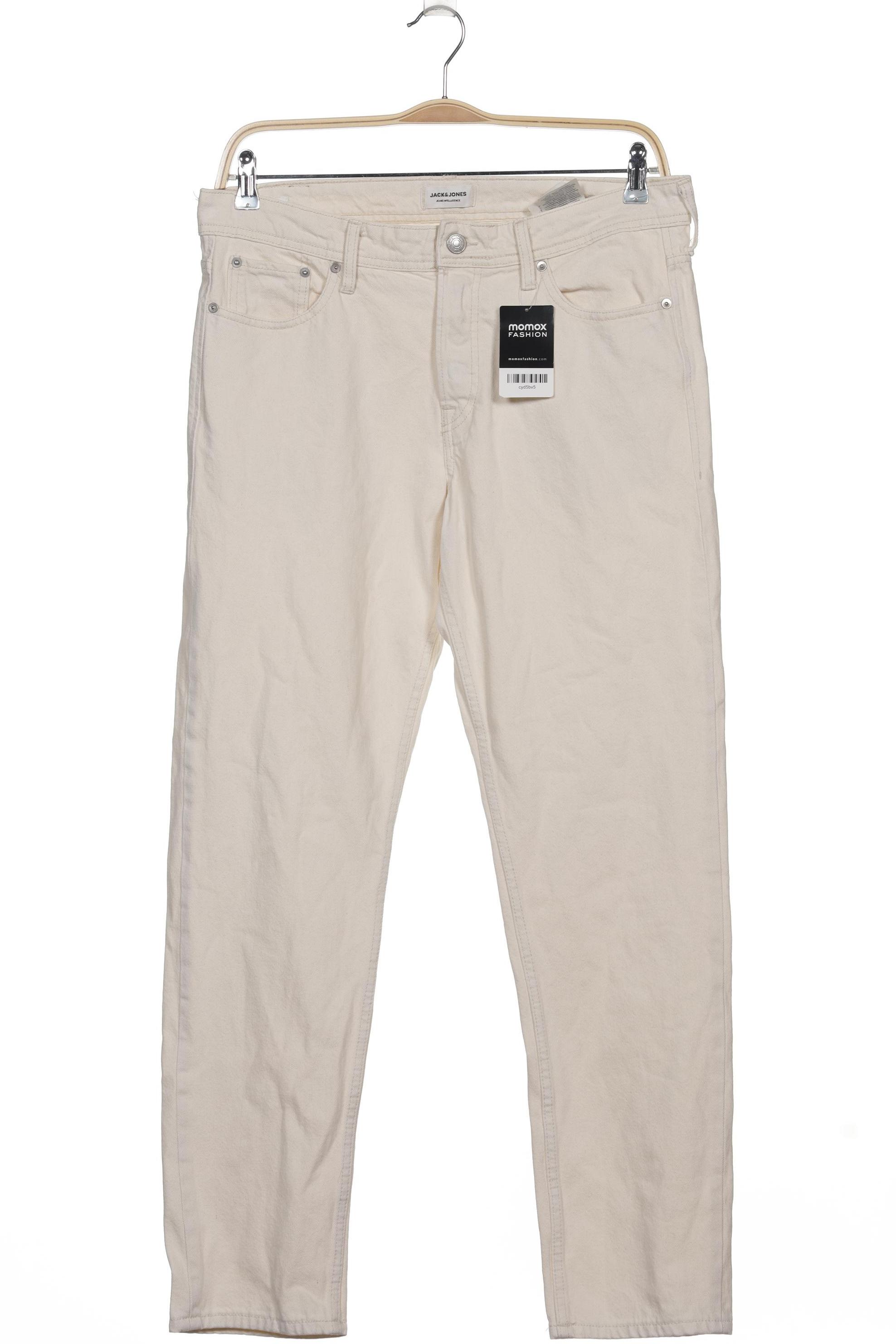 

Jack & Jones Herren Jeans, cremeweiß, Gr. 34