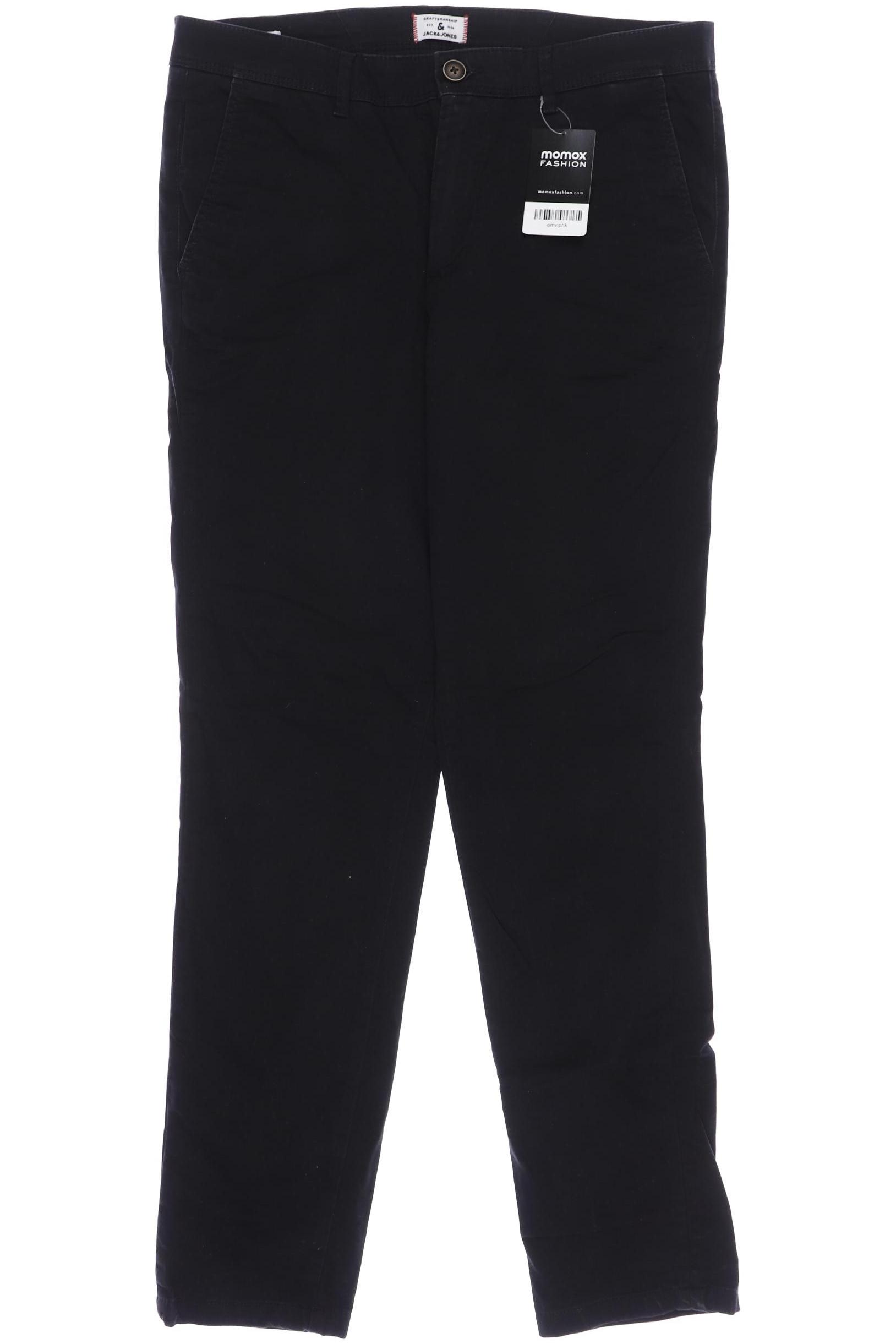 

JACK & JONES Herren Stoffhose, schwarz