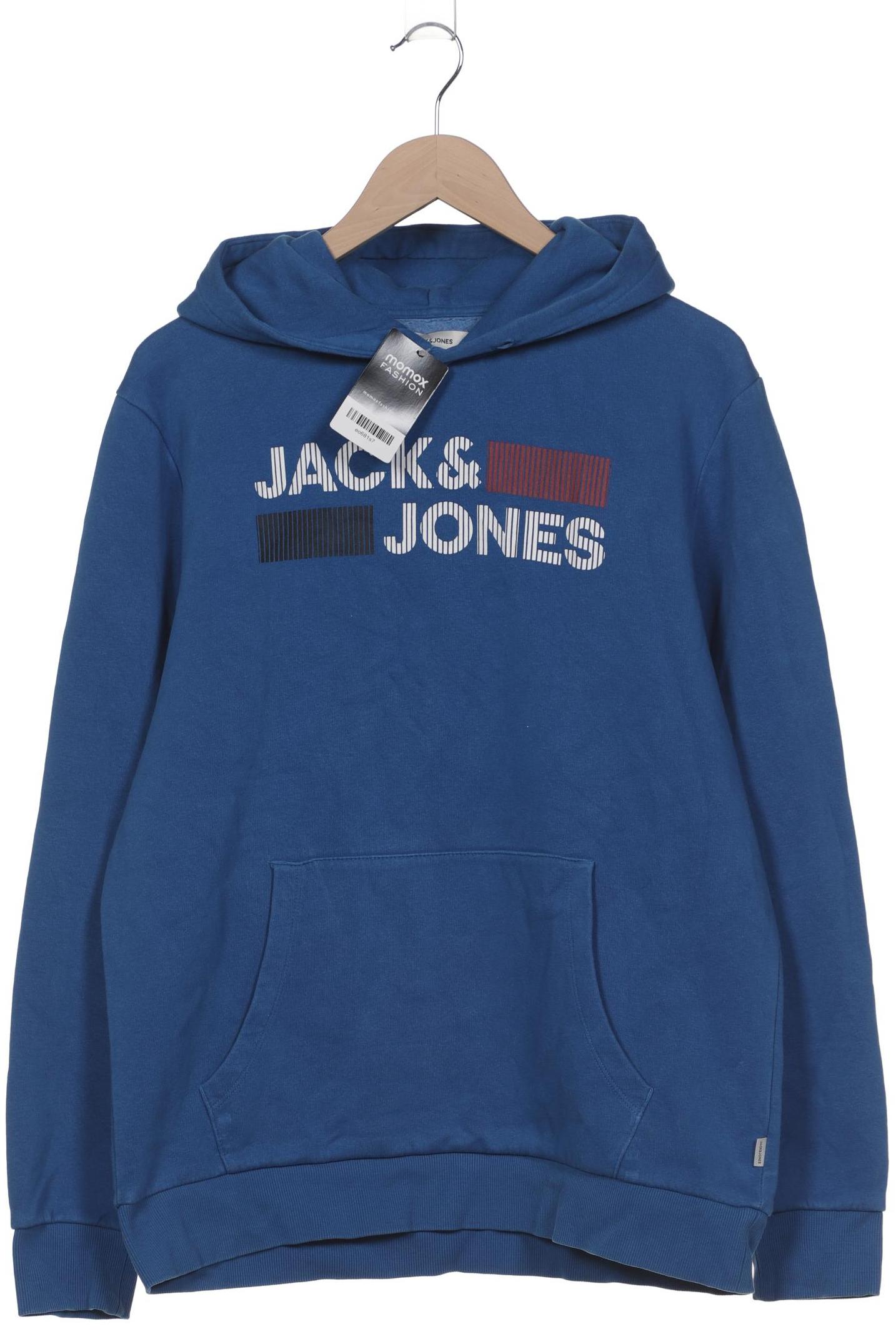 

Jack & Jones Herren Kapuzenpullover, blau, Gr. 52