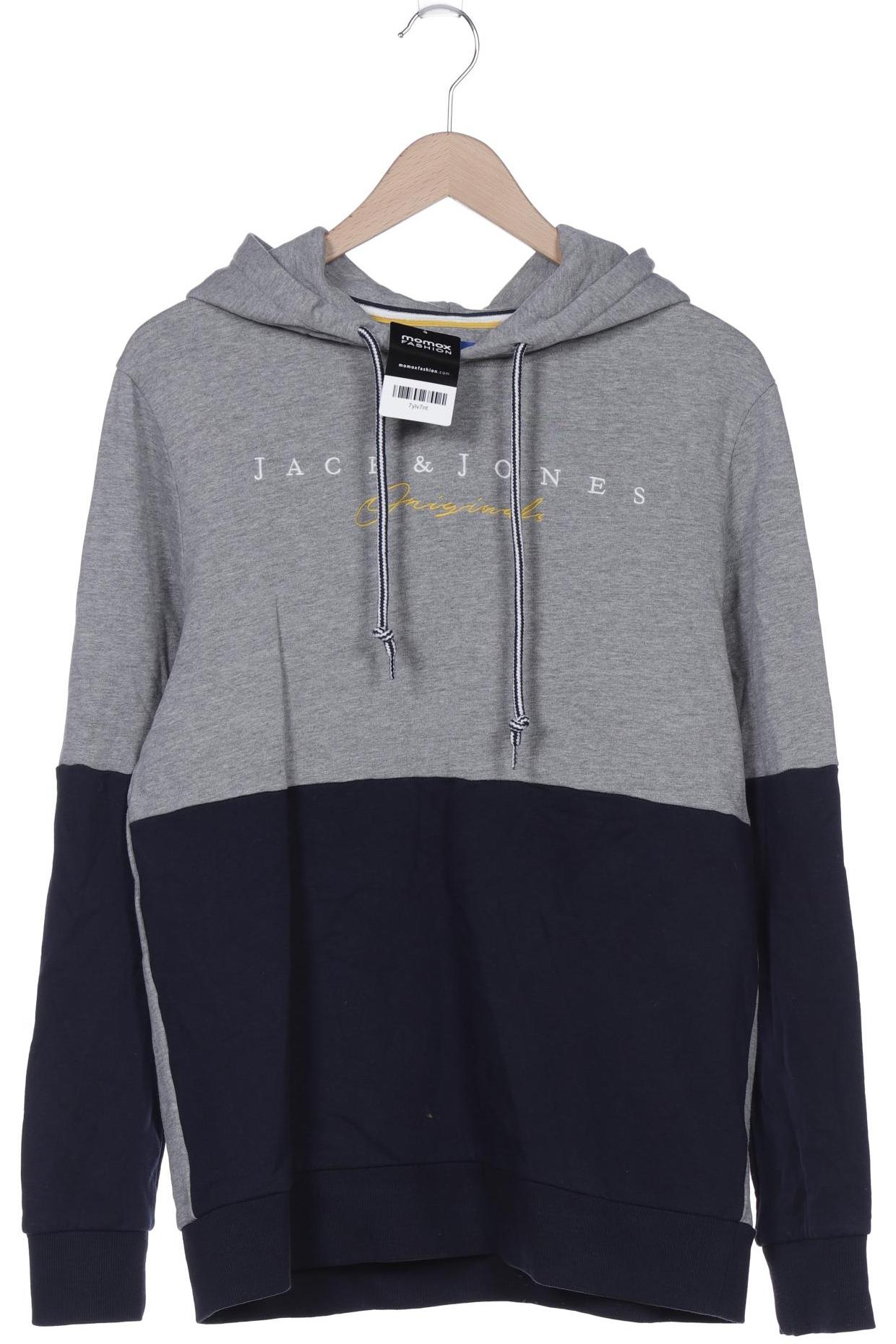 

Jack & Jones Herren Kapuzenpullover, grau, Gr. 52
