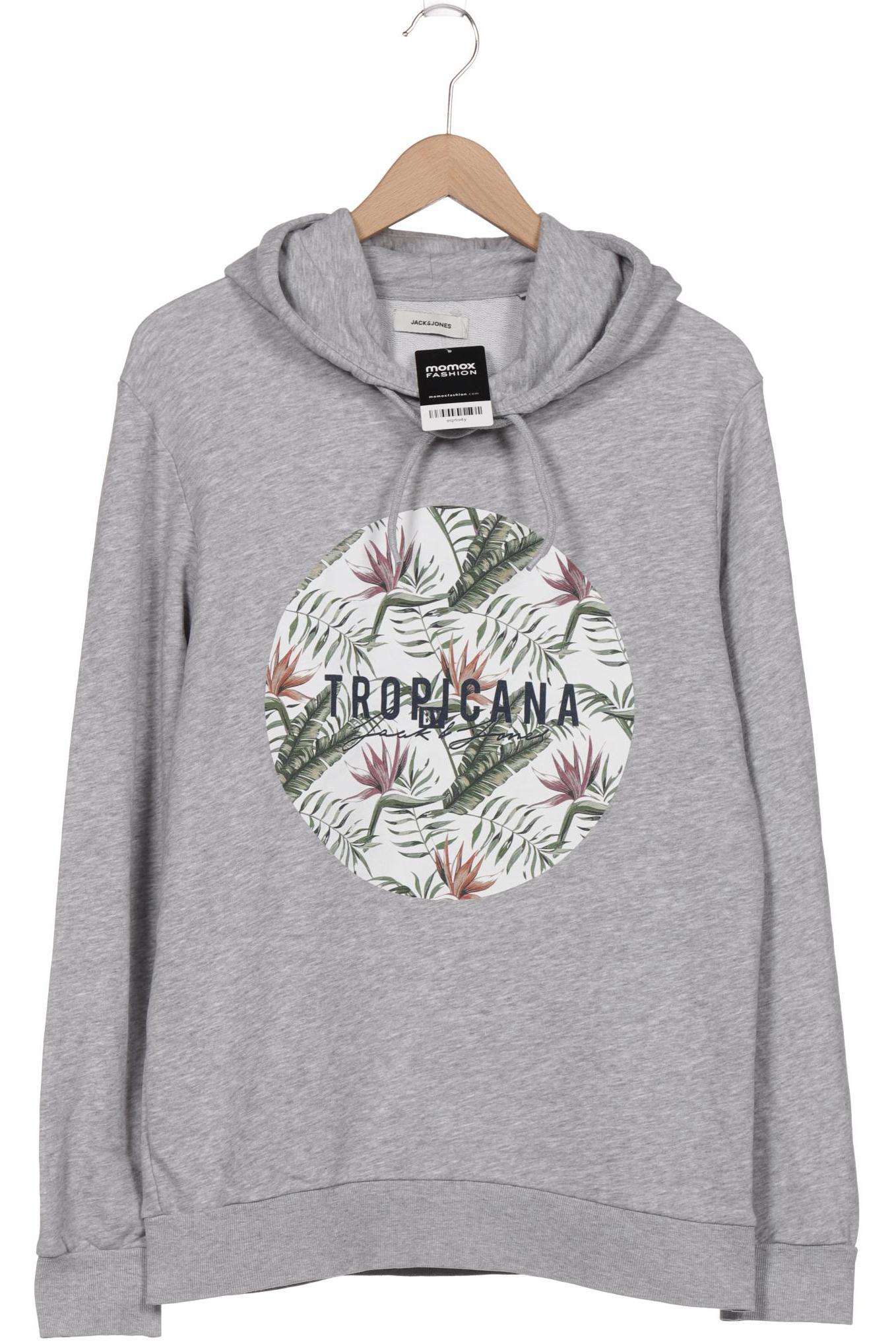 

JACK & JONES Herren Kapuzenpullover, grau