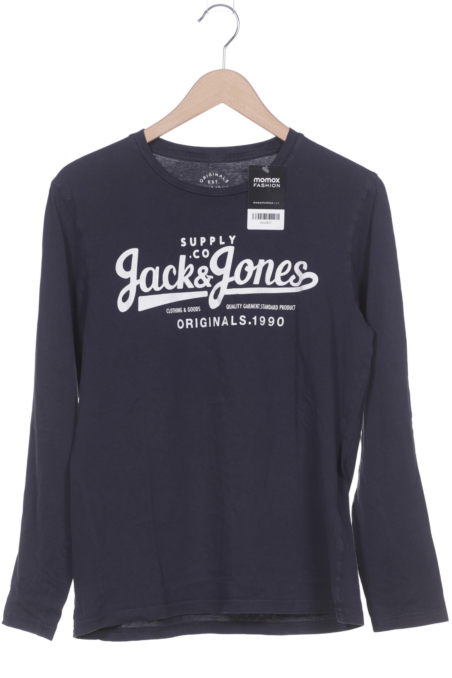

Jack & Jones Herren Langarmshirt, marineblau, Gr. 48