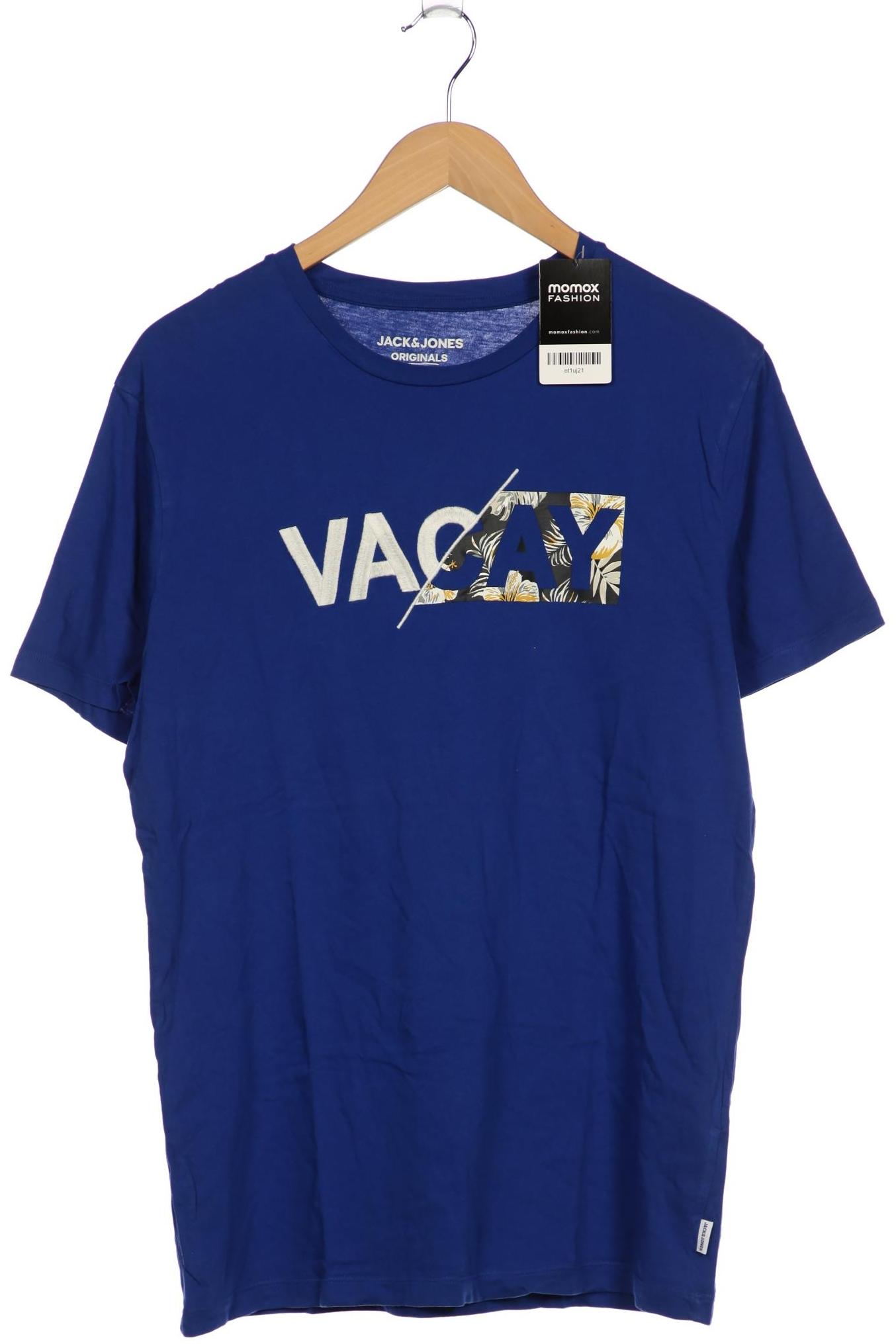 Thumbnail - Jack &amp; Jones Herren T-Shirt, blau, Gr. 52