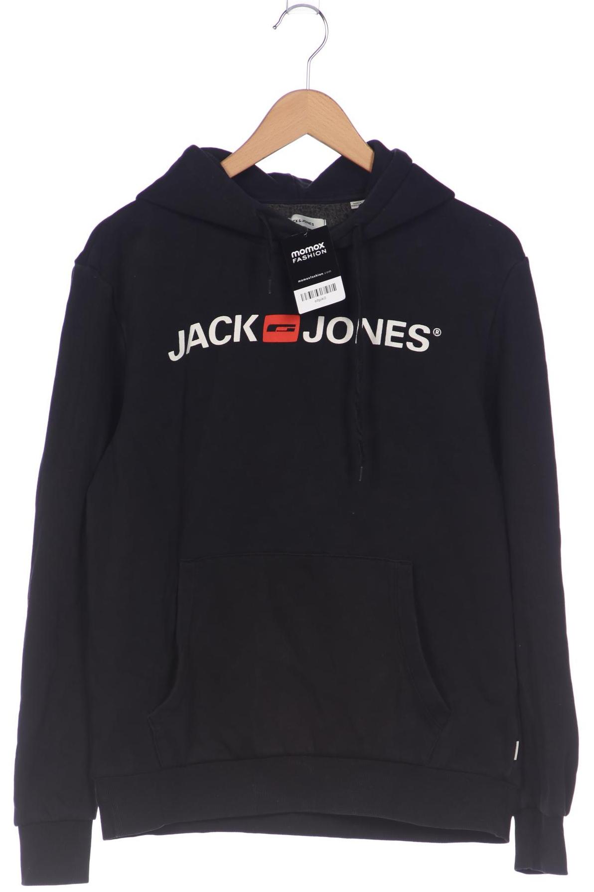 

Jack & Jones Herren Kapuzenpullover, schwarz, Gr. 48