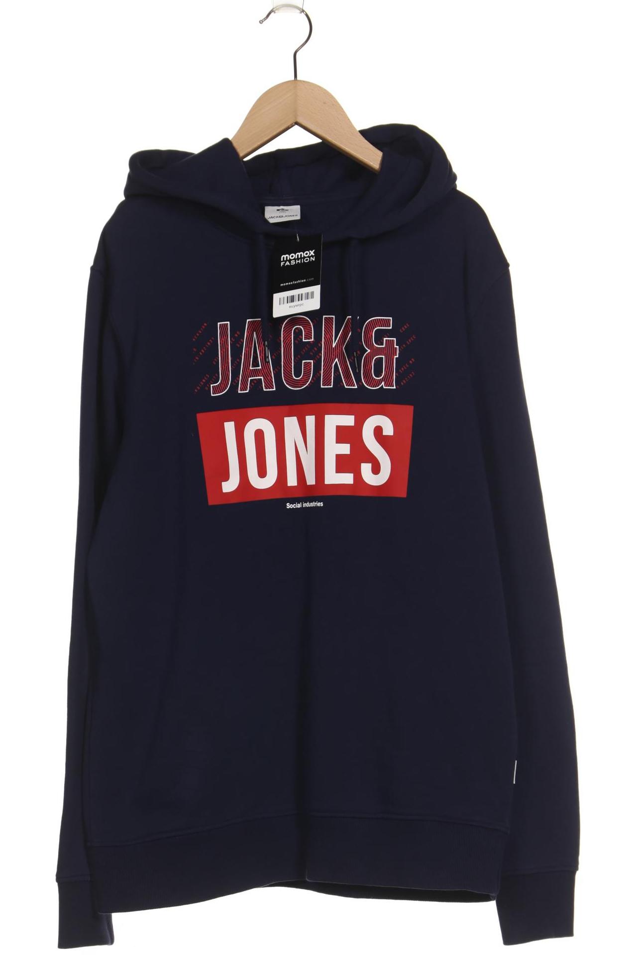 

Jack & Jones Herren Kapuzenpullover, marineblau, Gr. 52