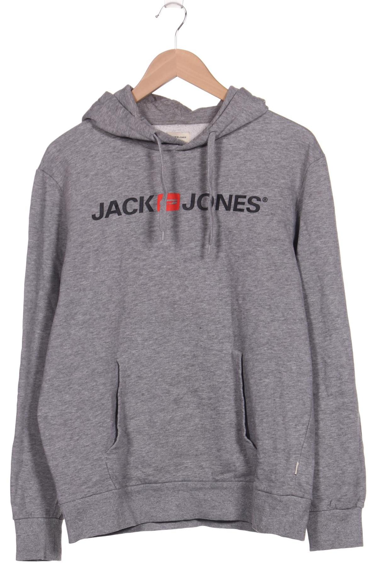 

JACK & JONES Herren Kapuzenpullover, grau