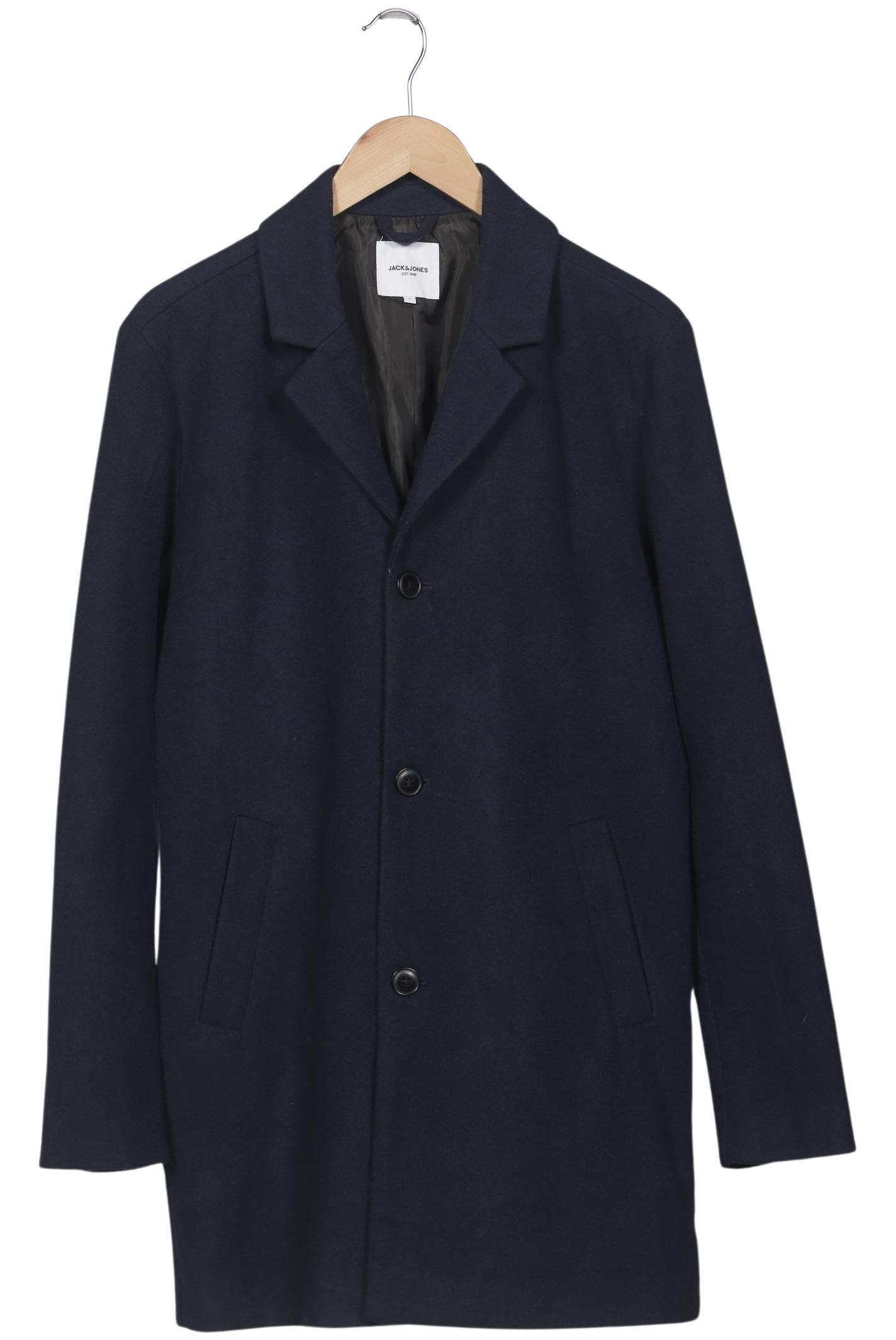 

Jack & Jones Herren Mantel, marineblau, Gr. 52