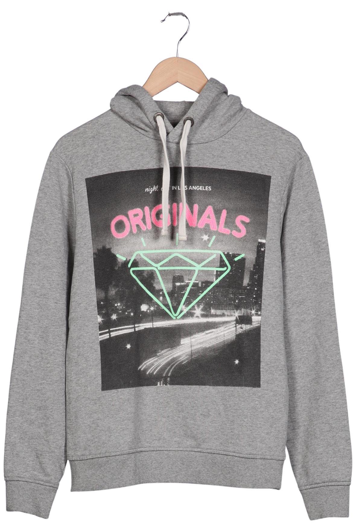 

Jack & Jones Herren Kapuzenpullover, grau, Gr. 48