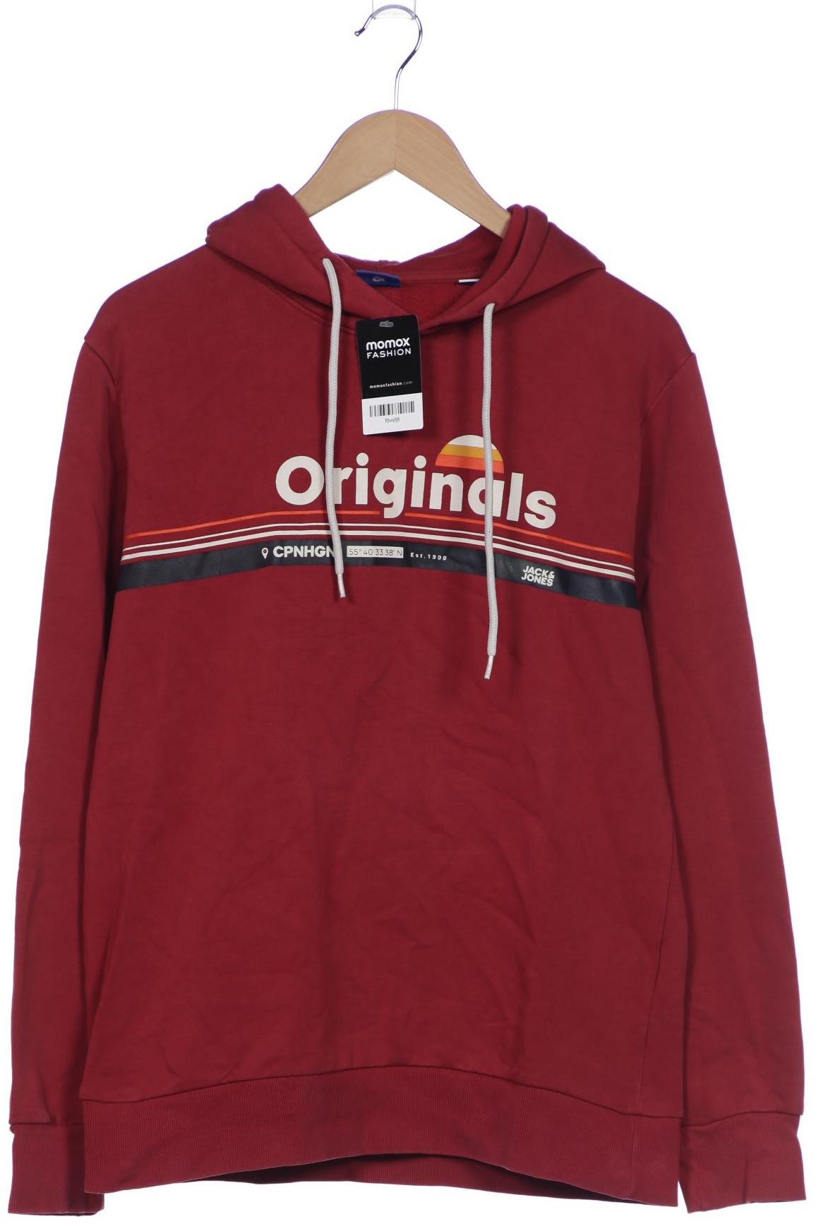 

Jack & Jones Herren Kapuzenpullover, rot, Gr. 52