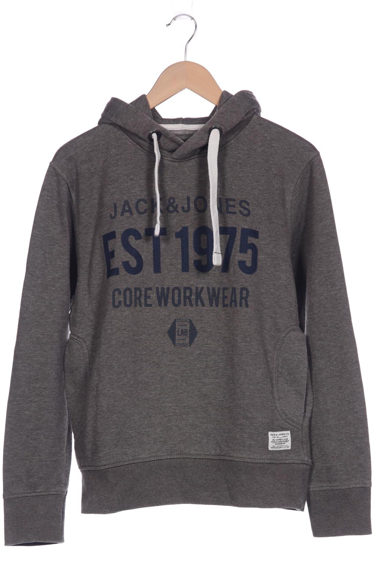 

Jack & Jones Herren Kapuzenpullover, grau, Gr. 48