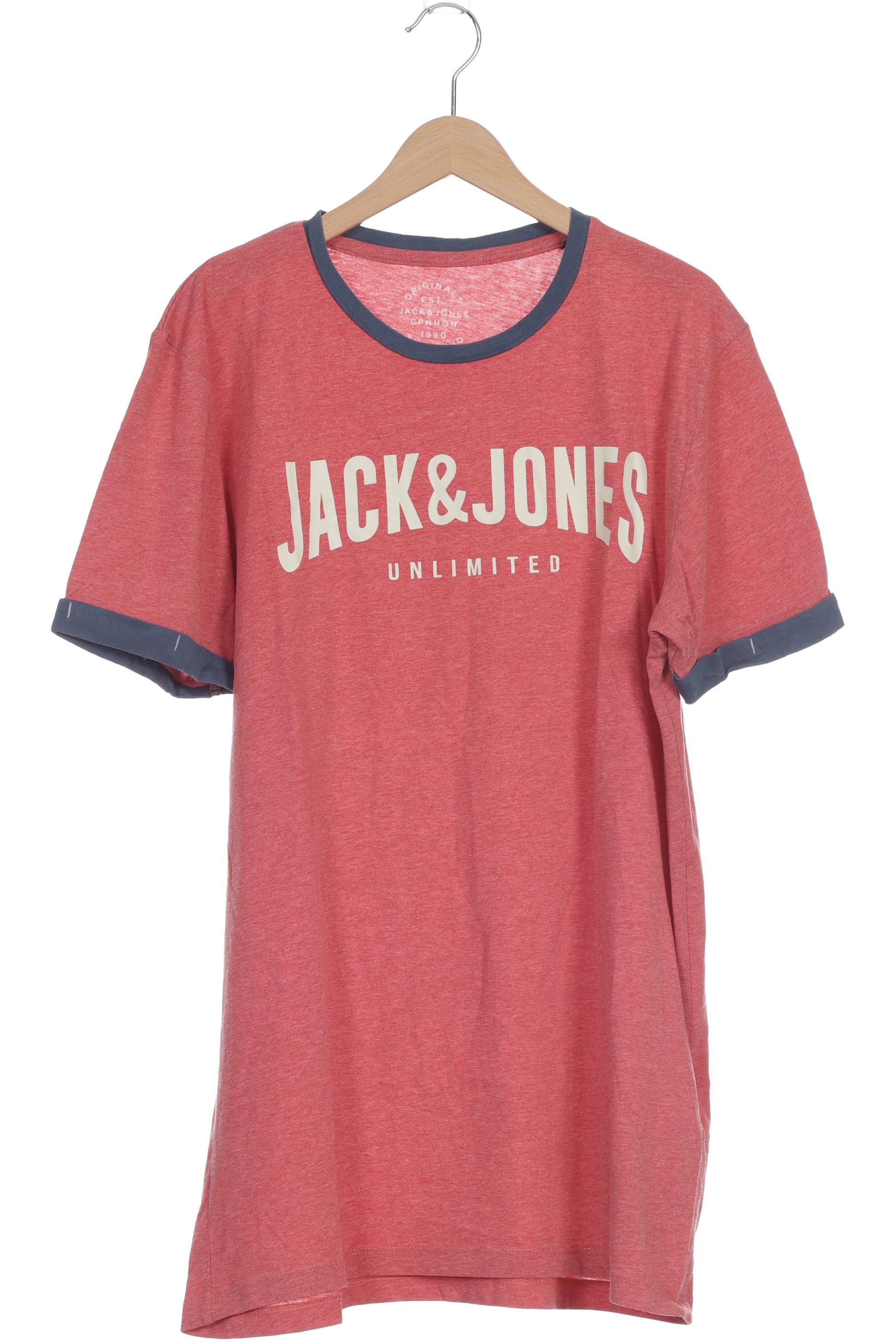 

Jack & Jones Herren T-Shirt, rot, Gr. 52