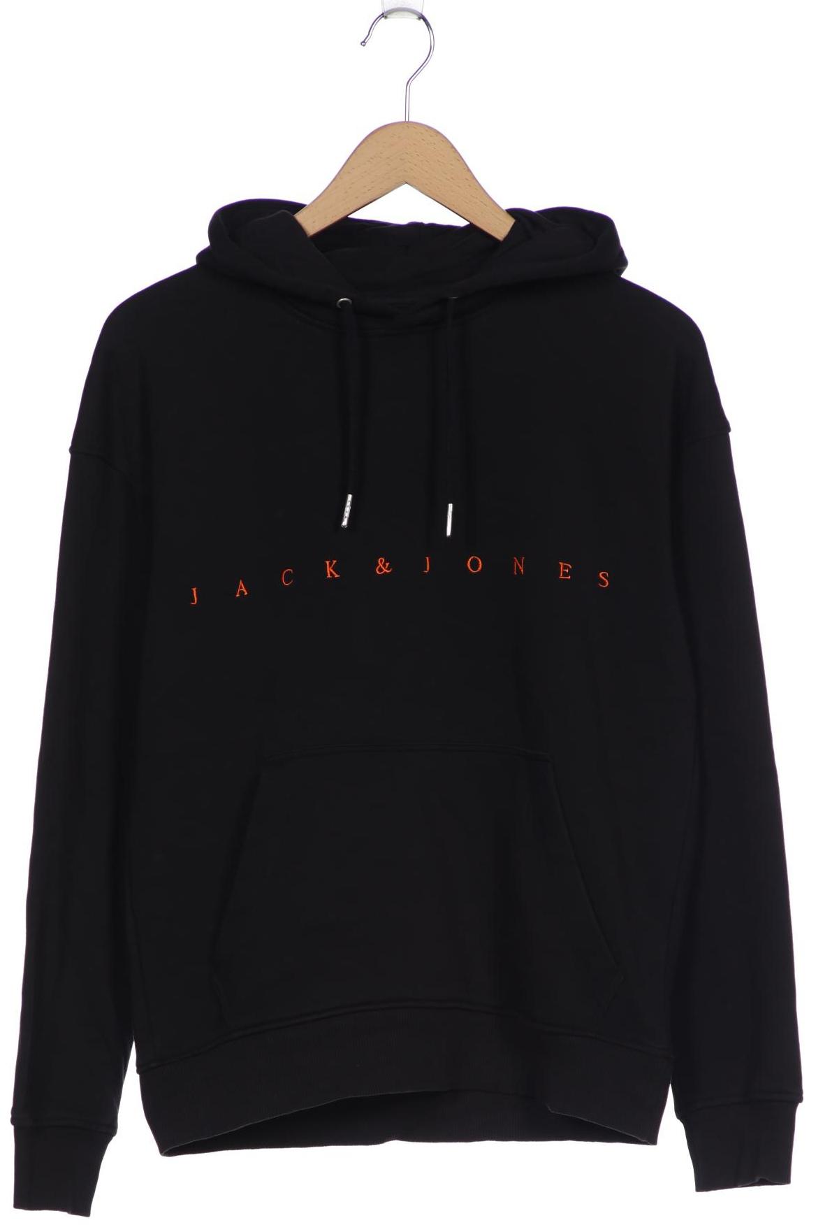 

Jack & Jones Herren Kapuzenpullover, schwarz, Gr. 46